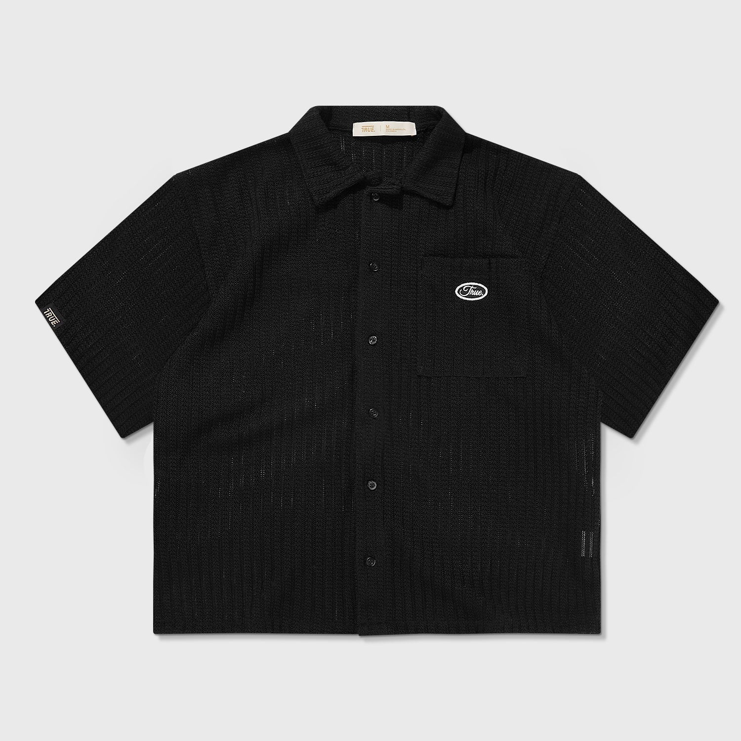 FRESH BUTTON UP SHIRT - BLACK