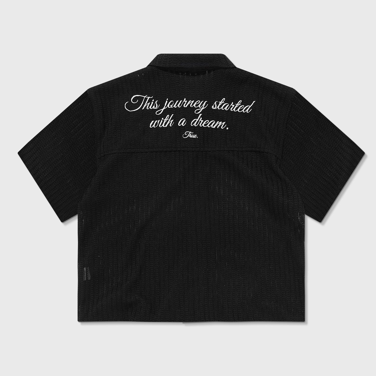 FRESH BUTTON UP SHIRT - BLACK