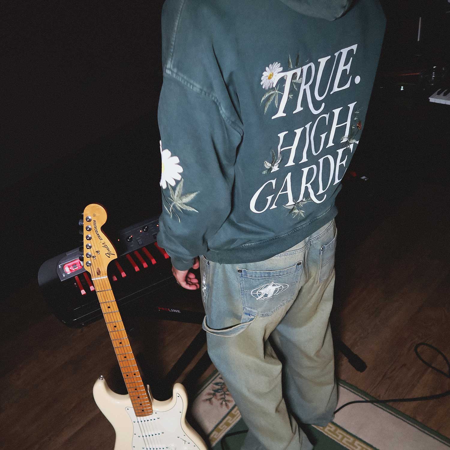 GARDEN HOODIE - WASHED PINE GREEN