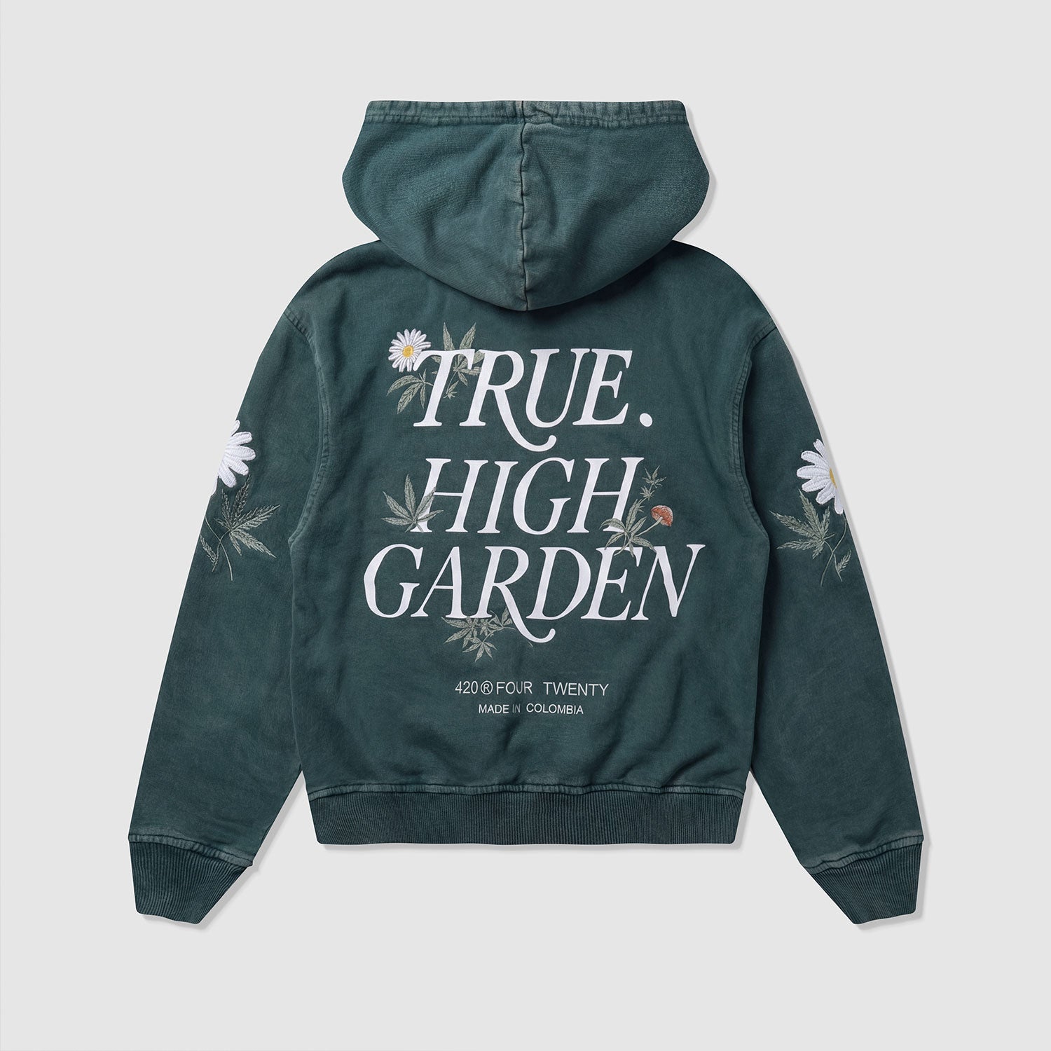 GARDEN HOODIE - WASHED PINE GREEN
