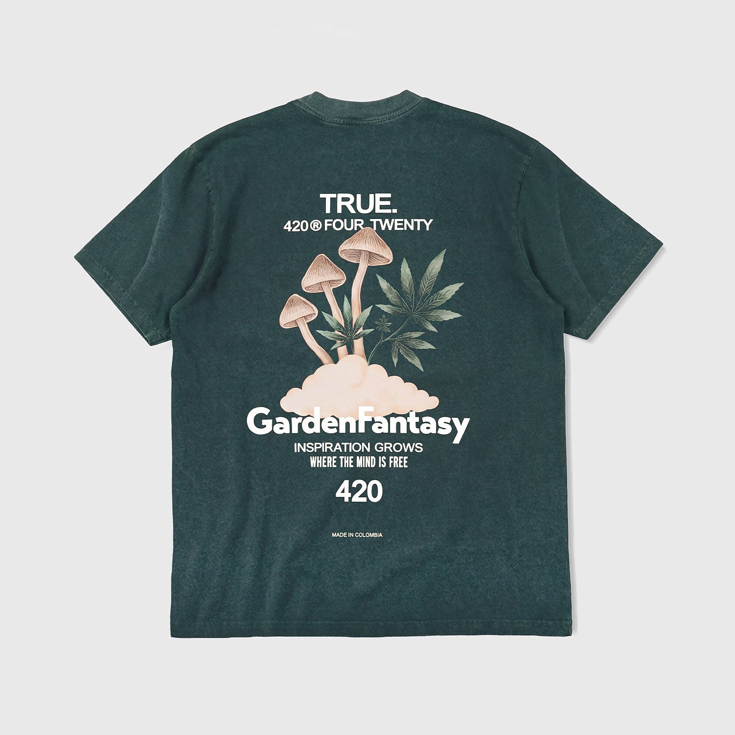GARDEN T-SHIRT - DEEP GREEN