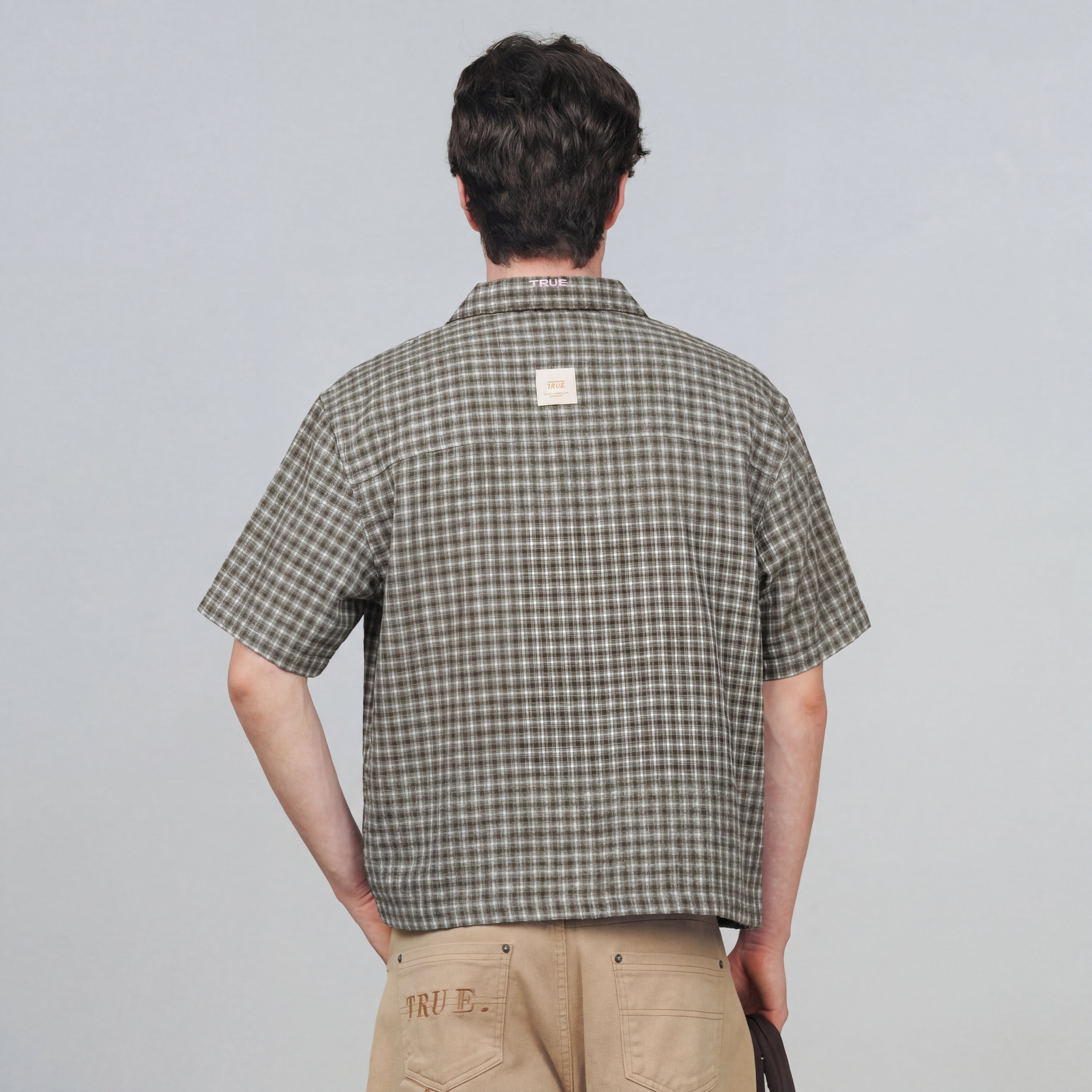 INTUITION BUTTON UP SHIRT - GREEN
