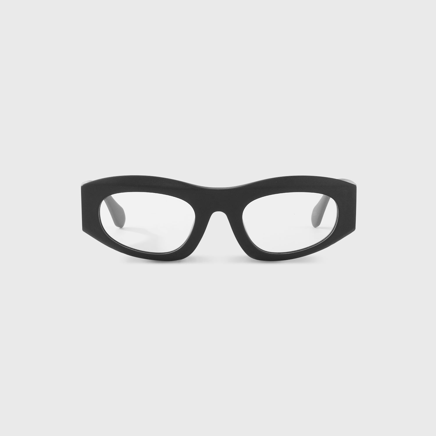 GEOMETRIC CLEAR SUNGLASSES