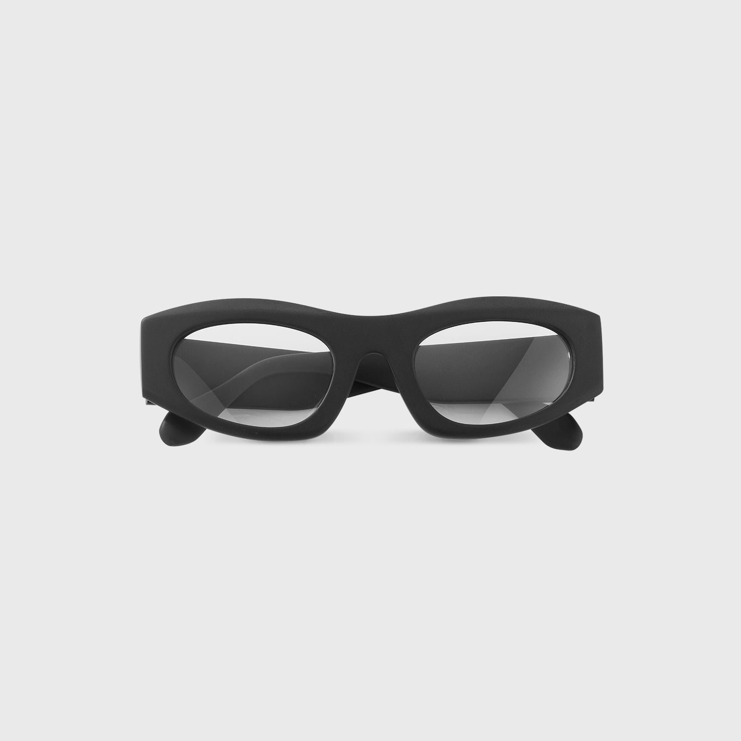 GEOMETRIC CLEAR SUNGLASSES