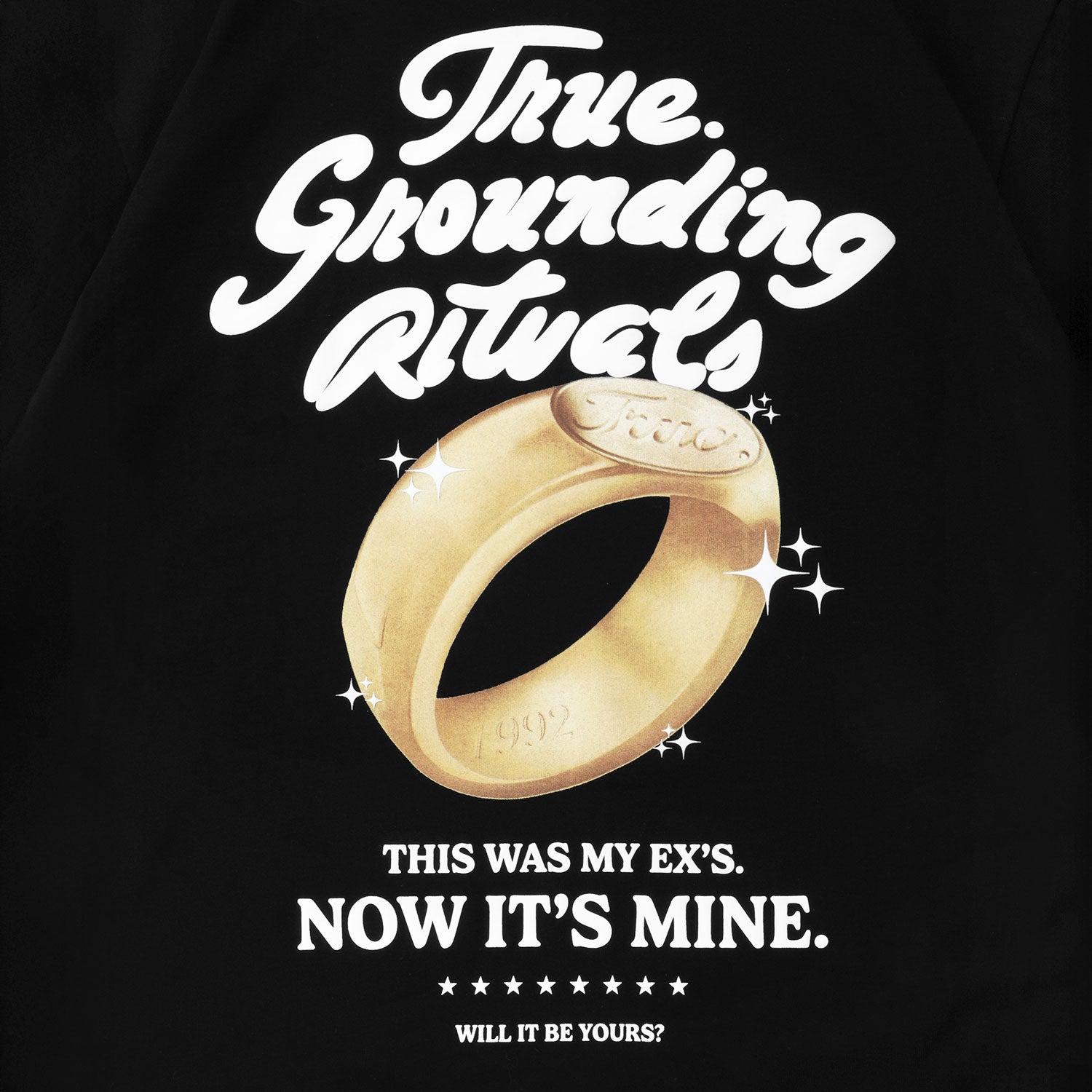 GROUNDING RITUALS T-SHIRT - BLACK