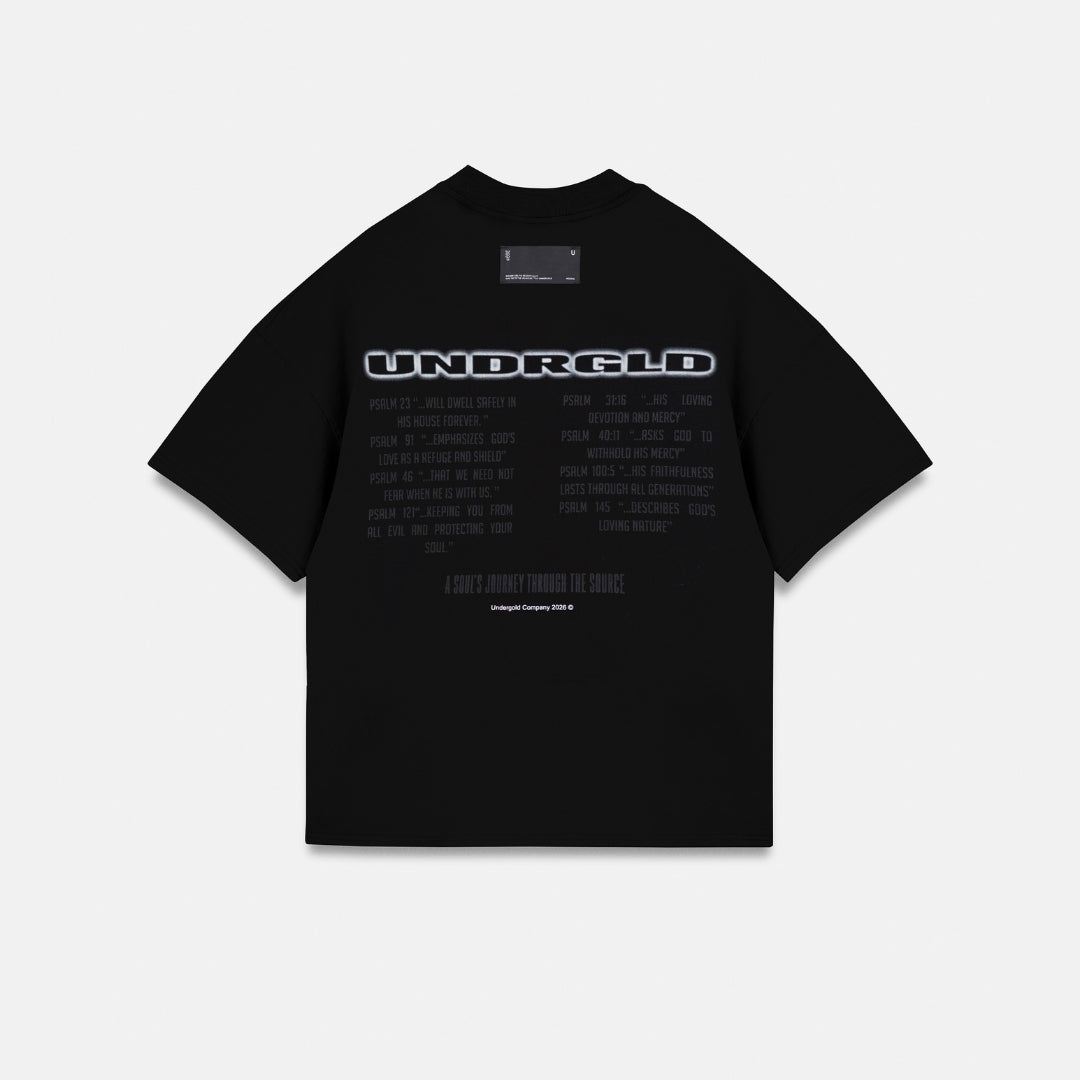 HOLY STATE JOURNEY BOXY FIT TSHIRT BLACK