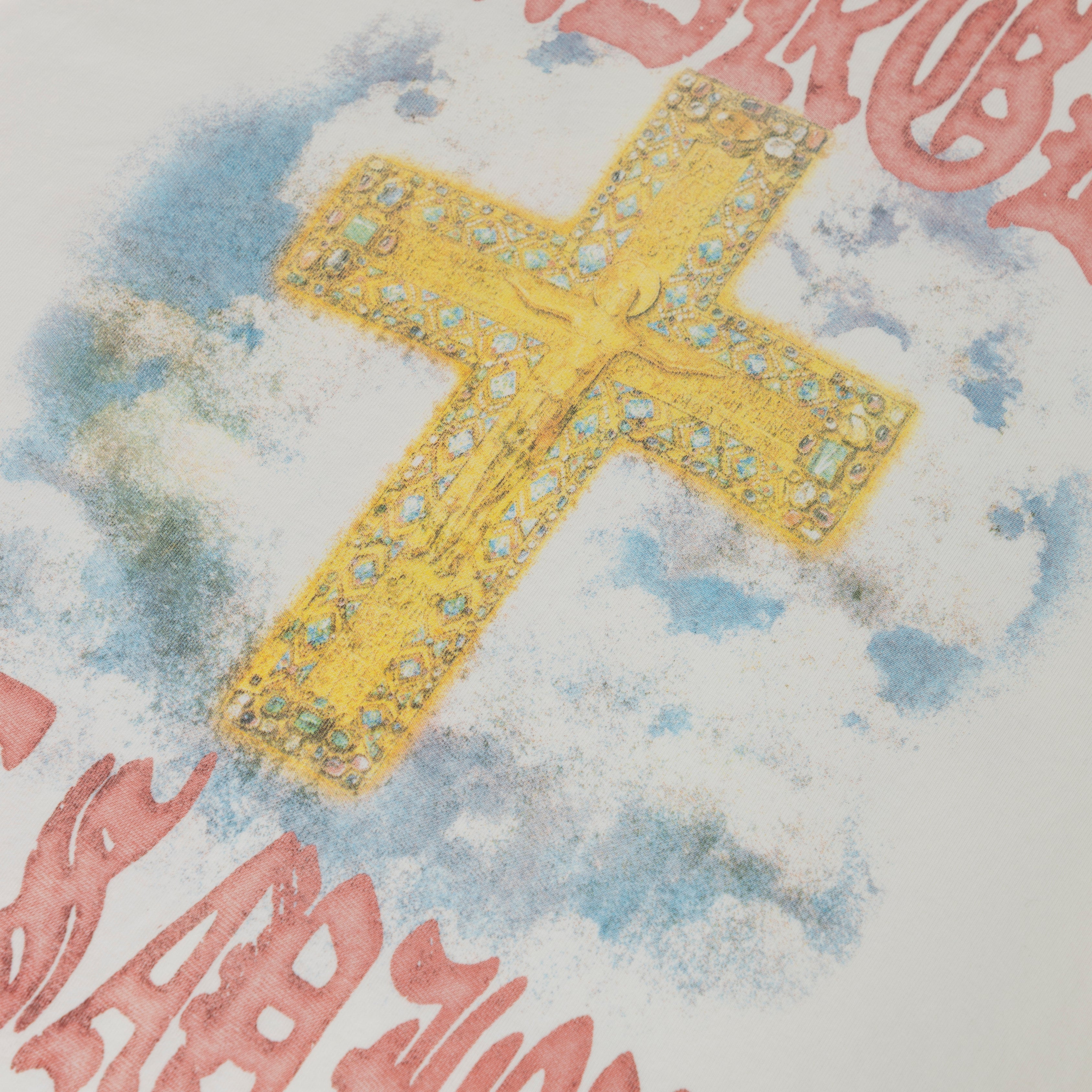 HOLY STATE THE SAVIOR BOXY FIT T-SHIRT - WHITE