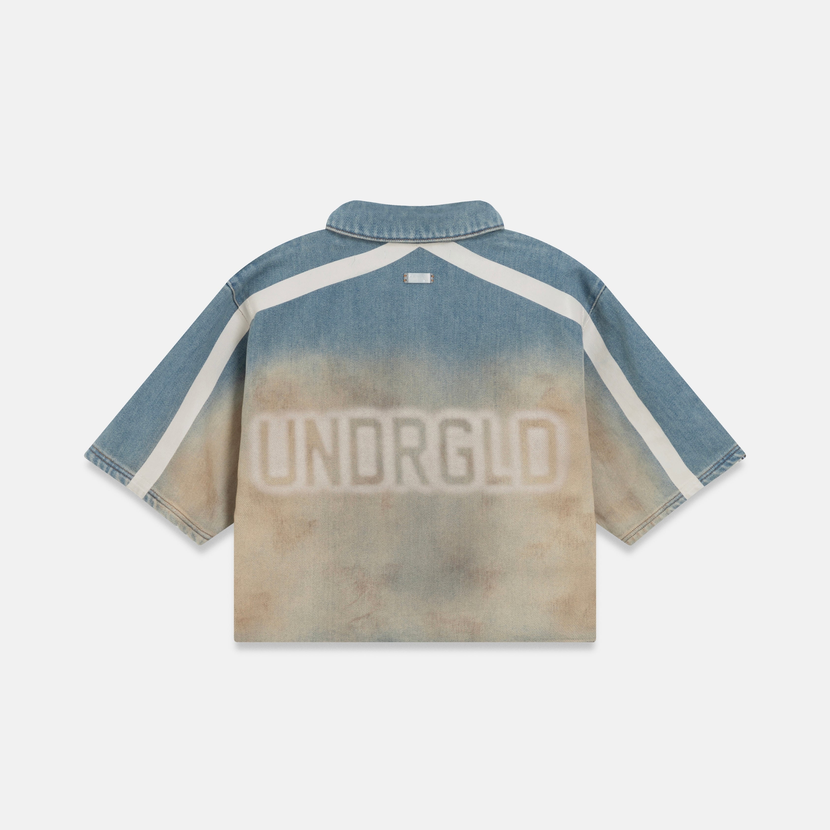 HOLY STATE UNDRGLD DENIM SHIRT - SAND BLUE