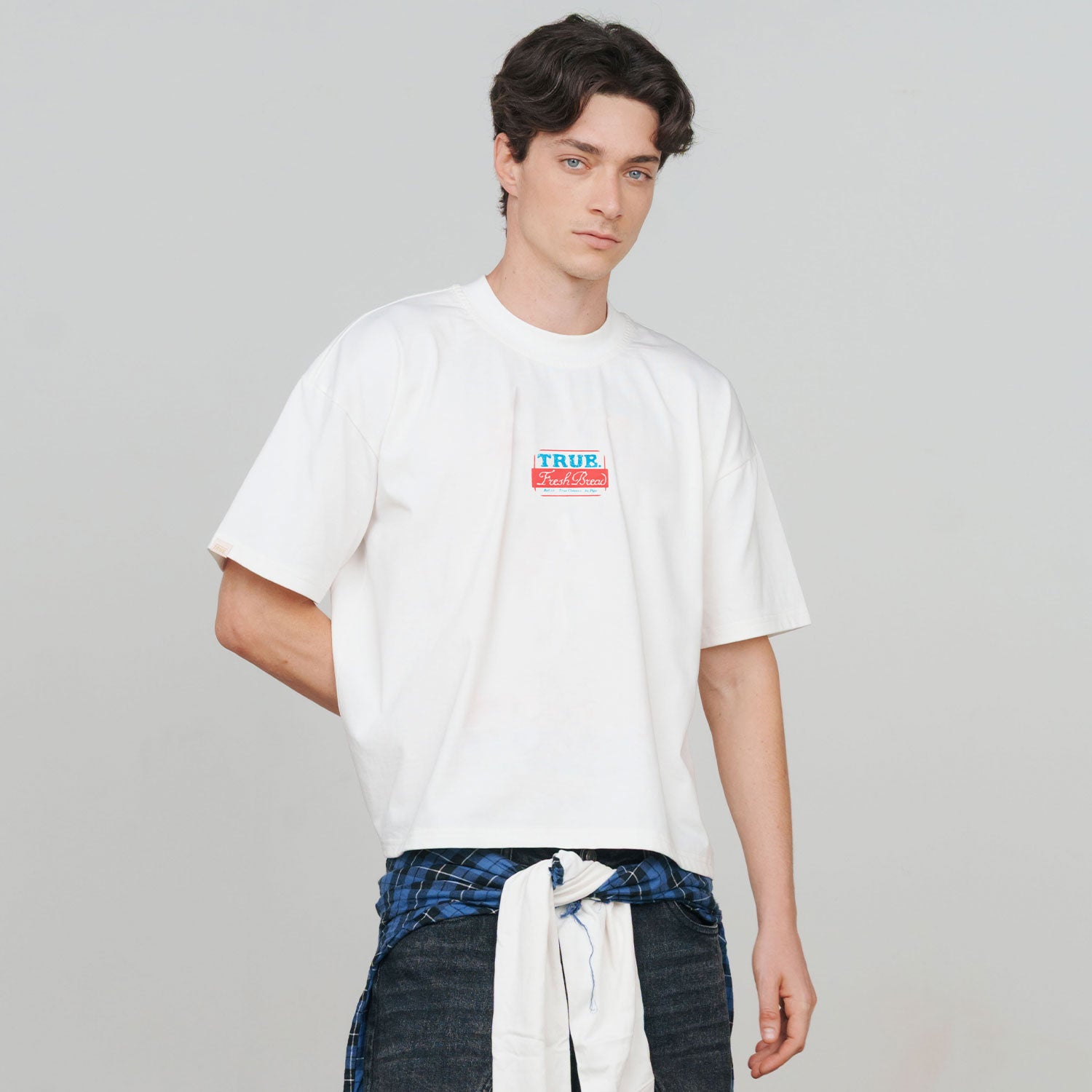 HUNGRY BOXY TEE - CREAM