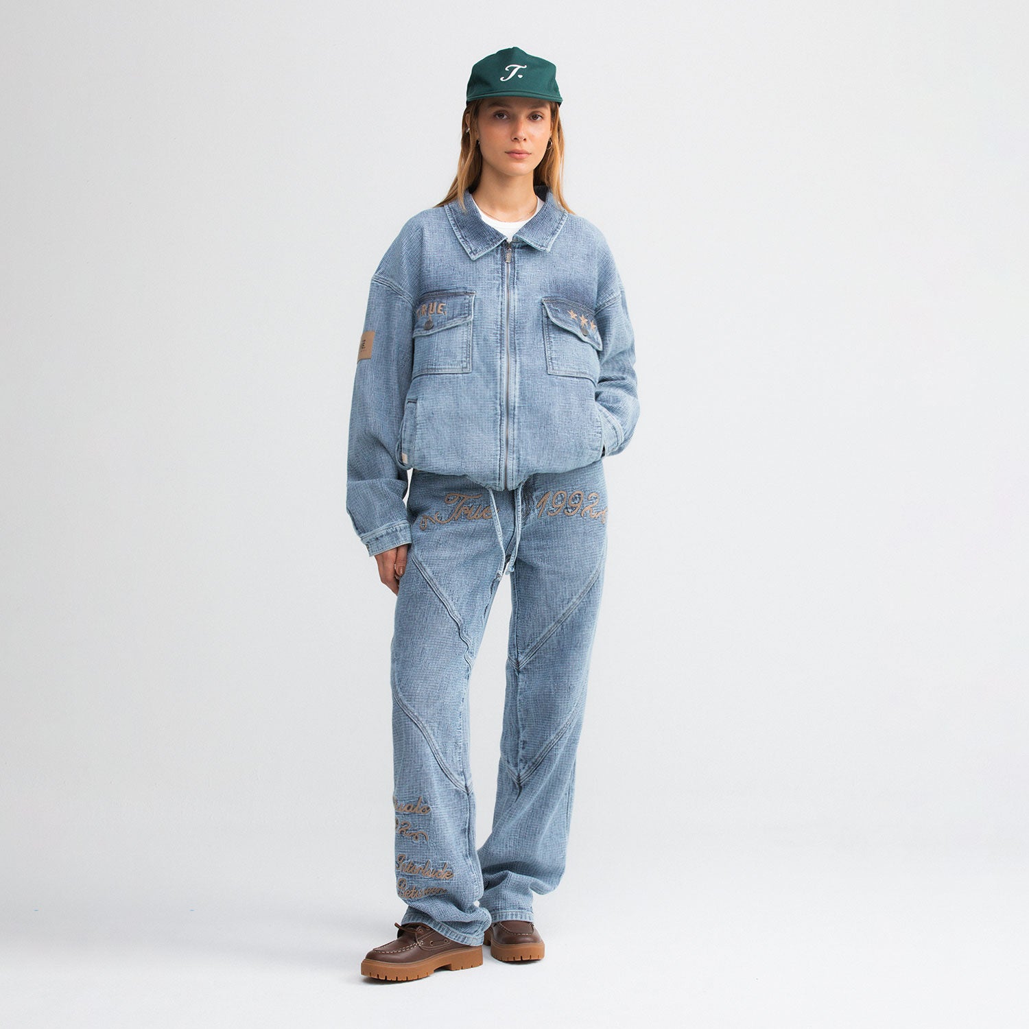 INTERLUDE LOOSE PANTS - BLUE