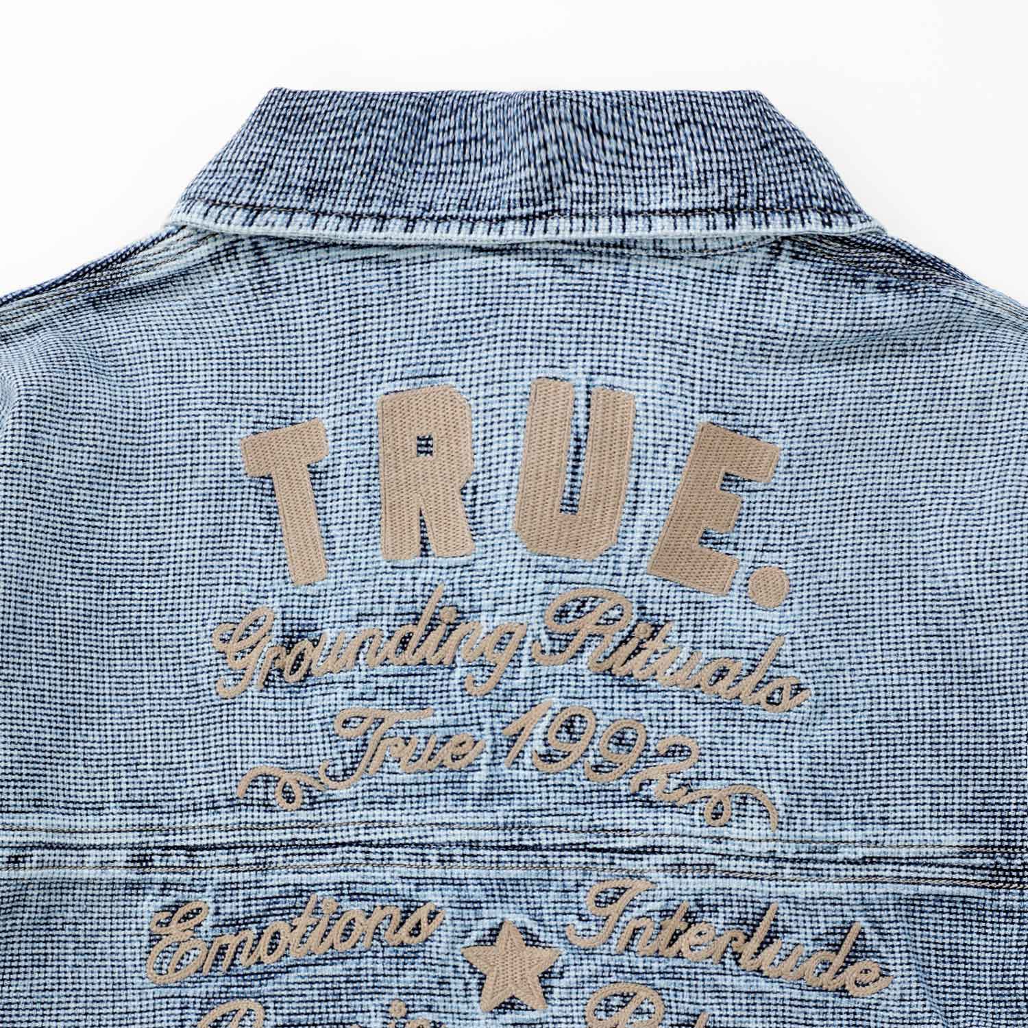 INTERLUDE BOXY JACKET BLUE