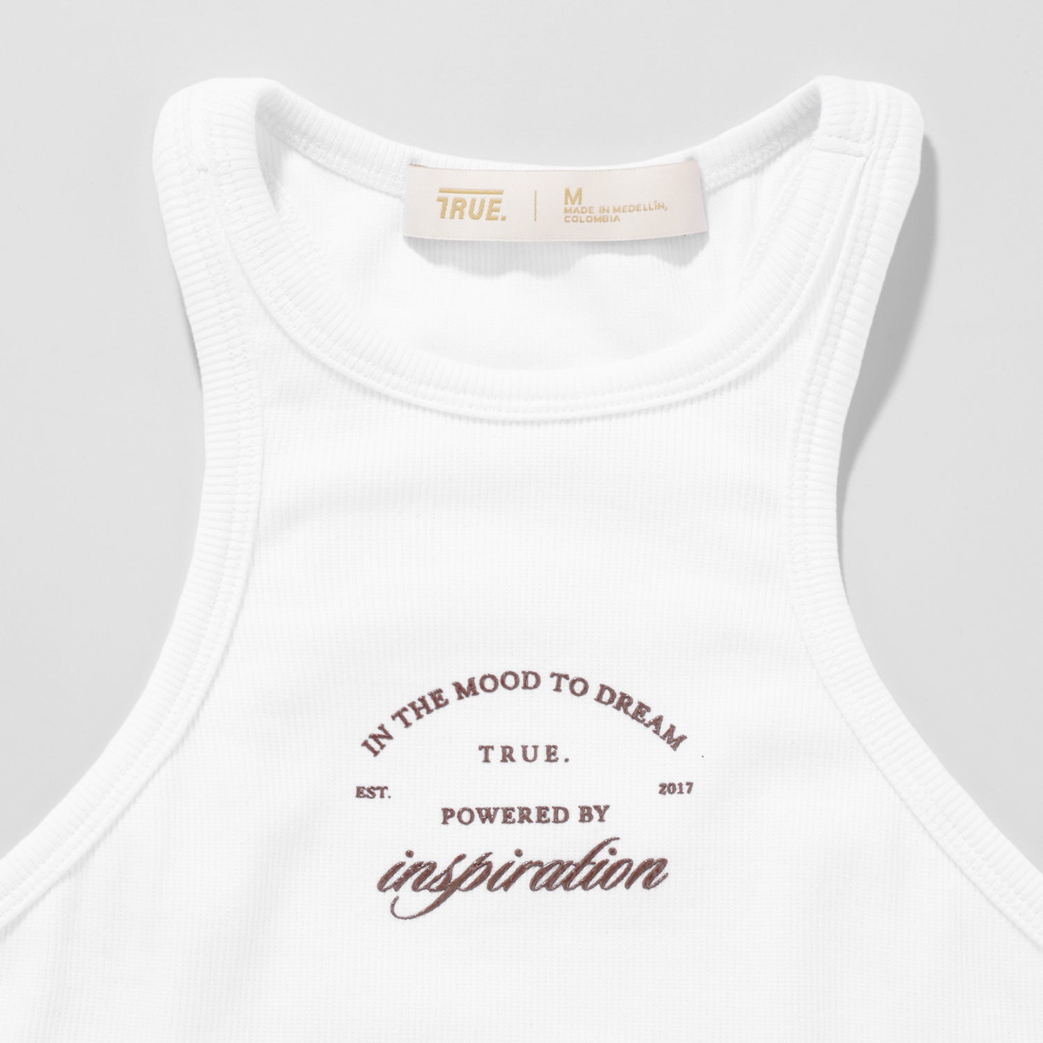 INSPIRATION RIBBED BODY - WHITE