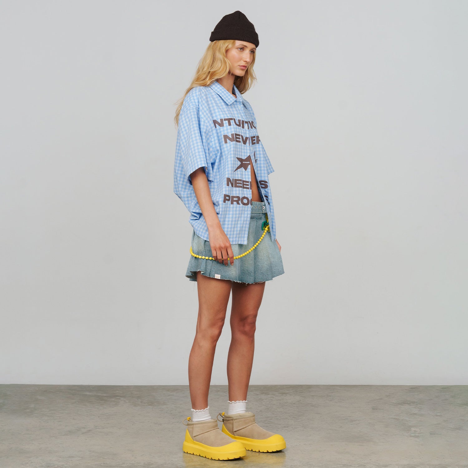 INTUITION BUTTON UP SHIRT - BABY BLUE
