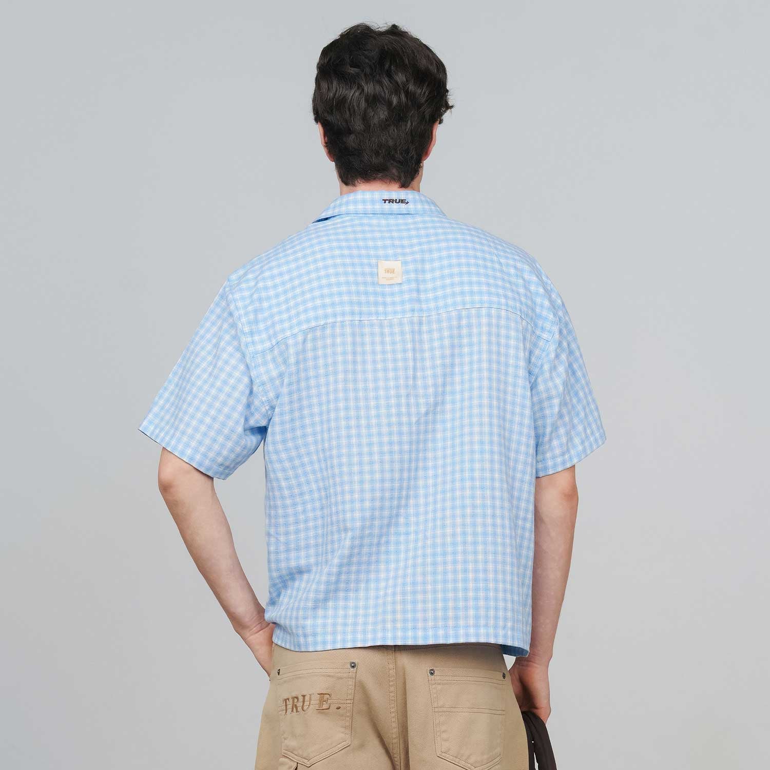 INTUITION BUTTON UP SHIRT - BABY BLUE