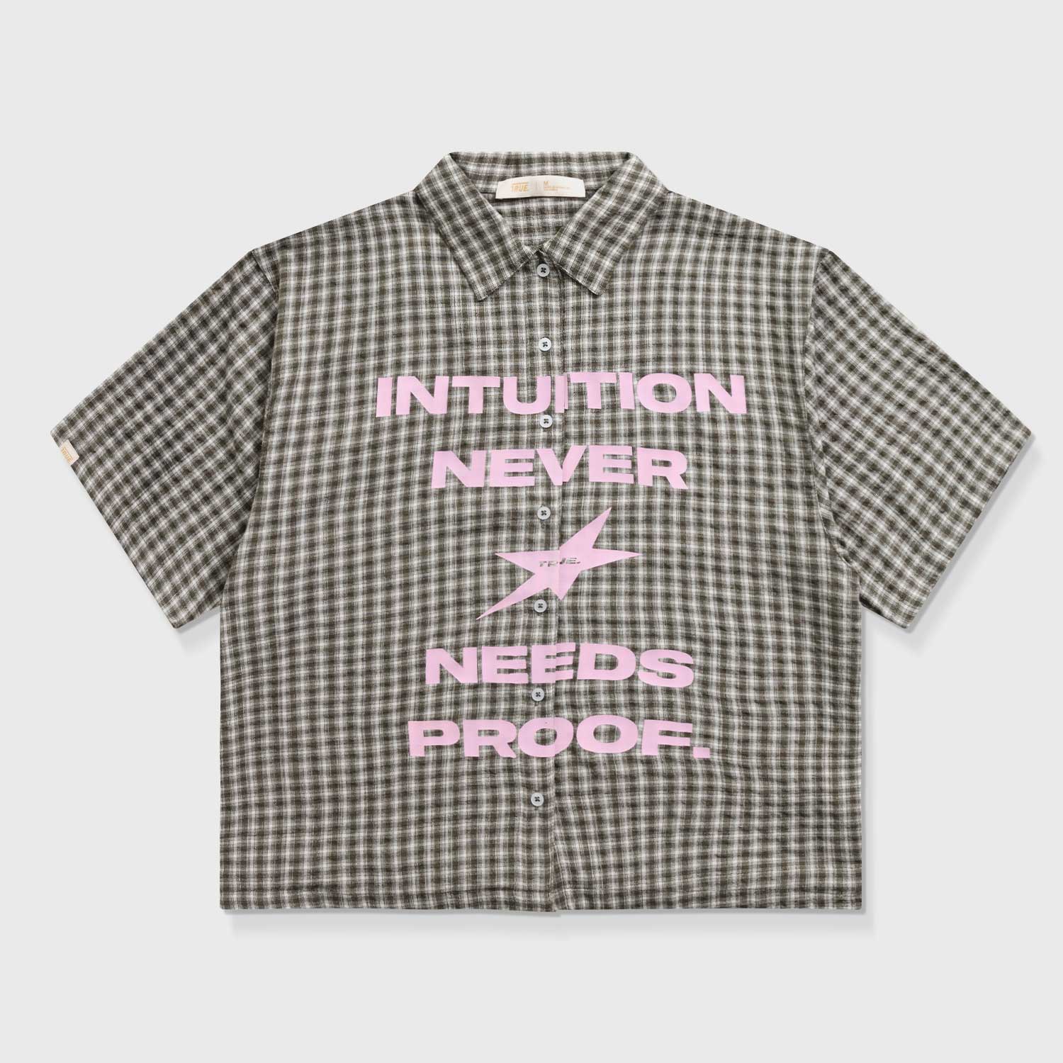 INTUITION BUTTON UP SHIRT - GREEN