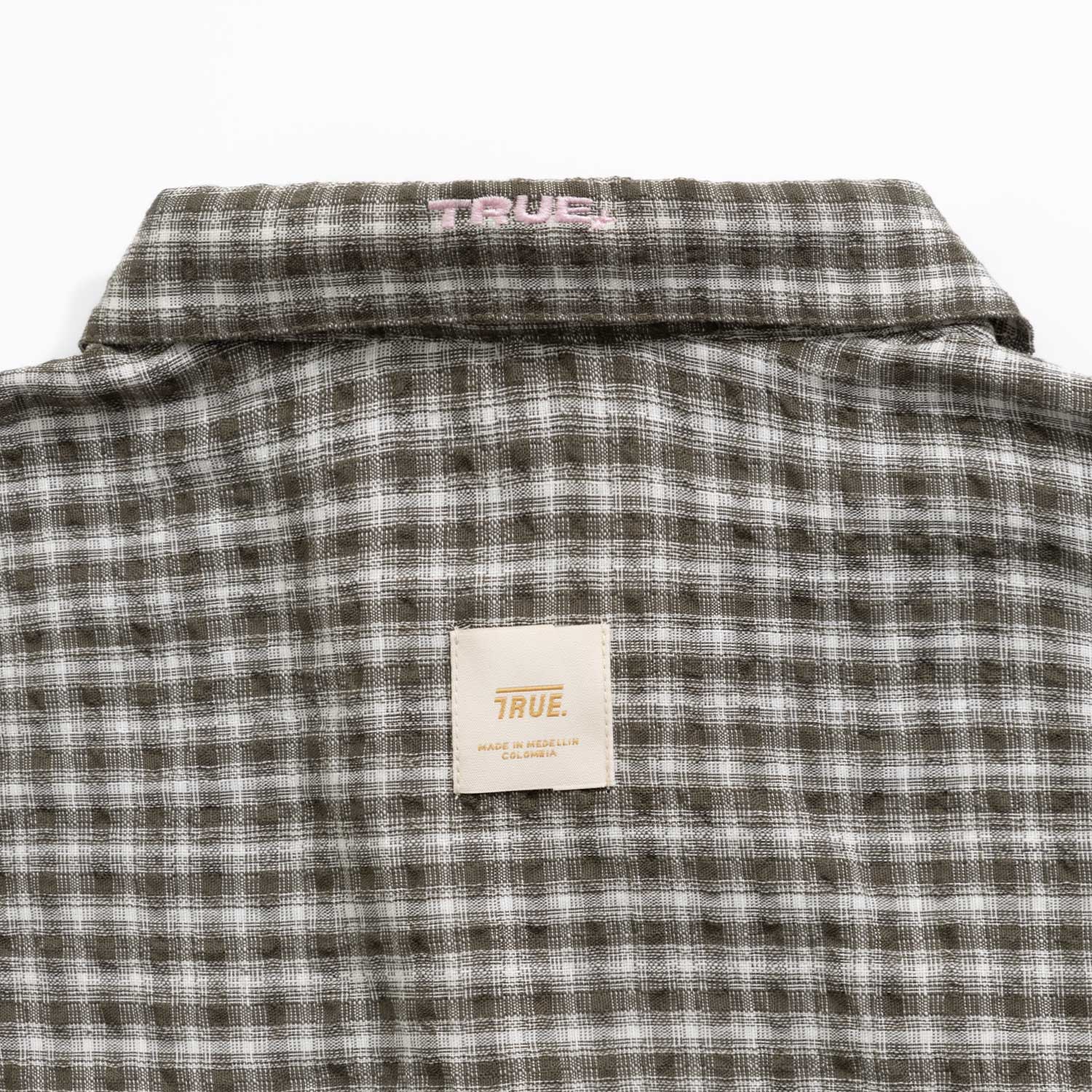 INTUITION BUTTON UP SHIRT - GREEN