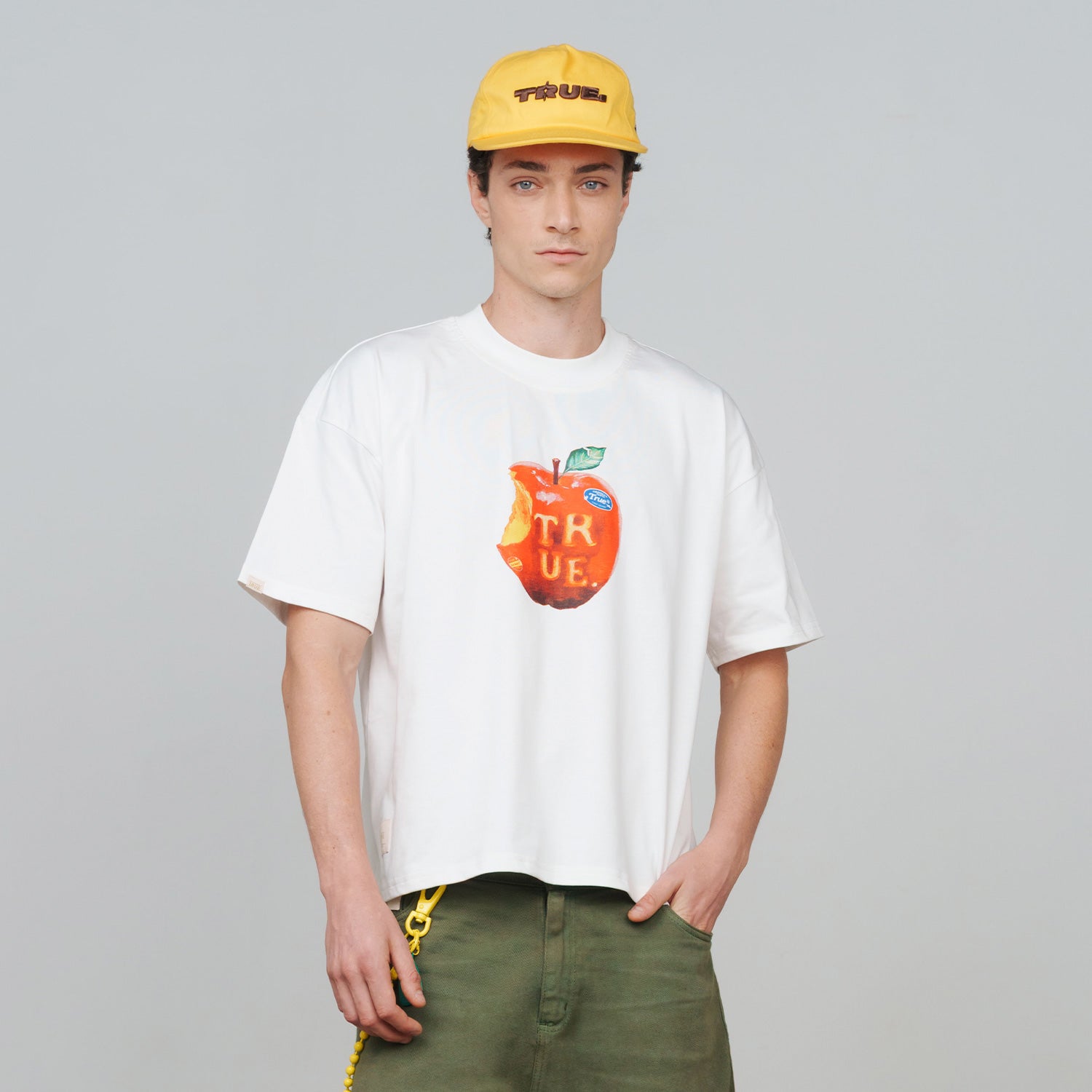 JUICY BOXY TEE - CREAM