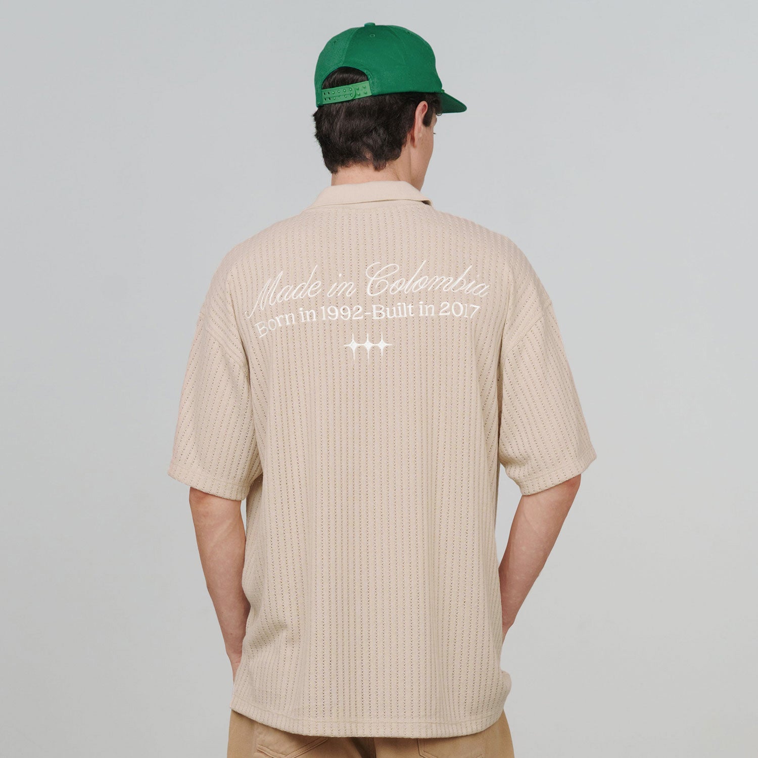 KNIT RESORT POLO - CAMEL