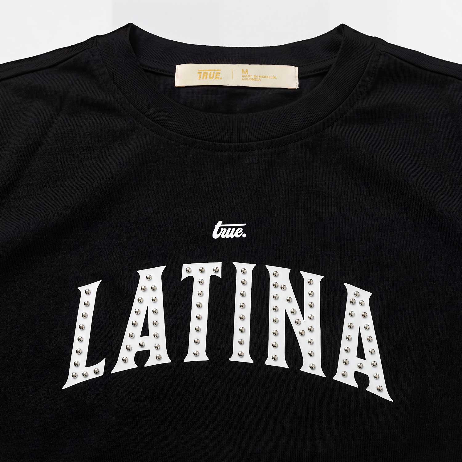 LATINA BABY TEE - BLACK