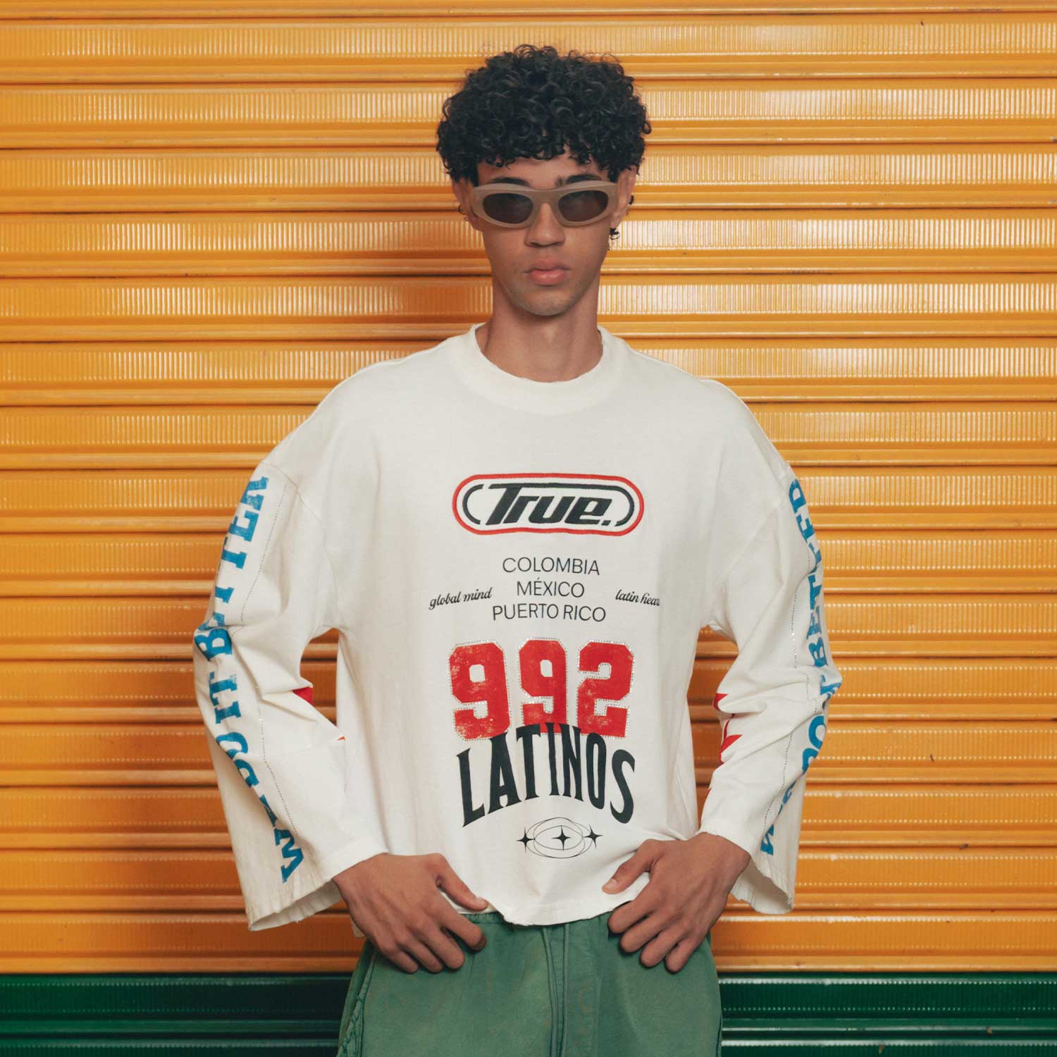 LATINOS WIDE SLEEVE LS - CREAM