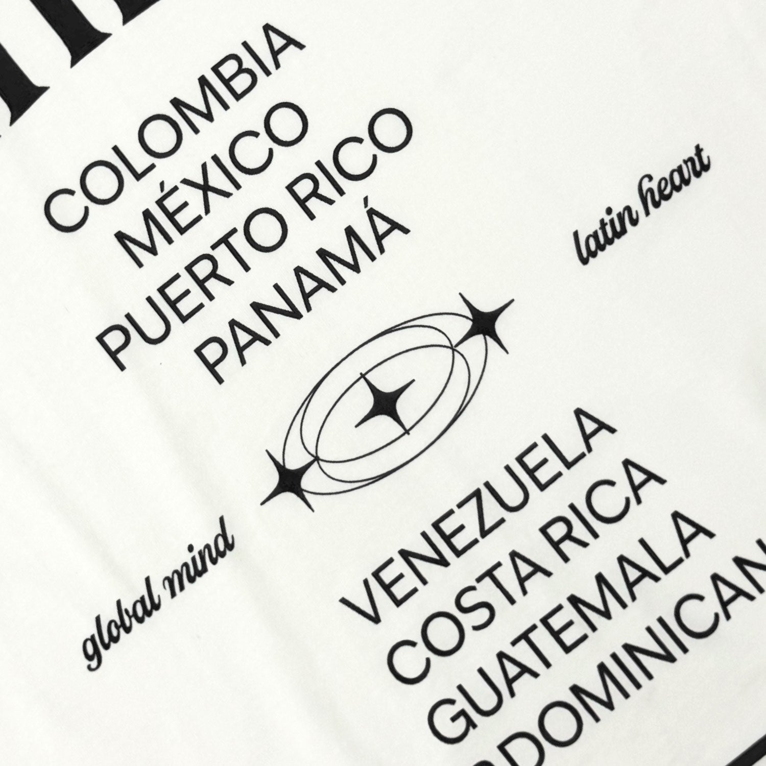 LATINOS OVERSIZED T-SHIRT - CREAM