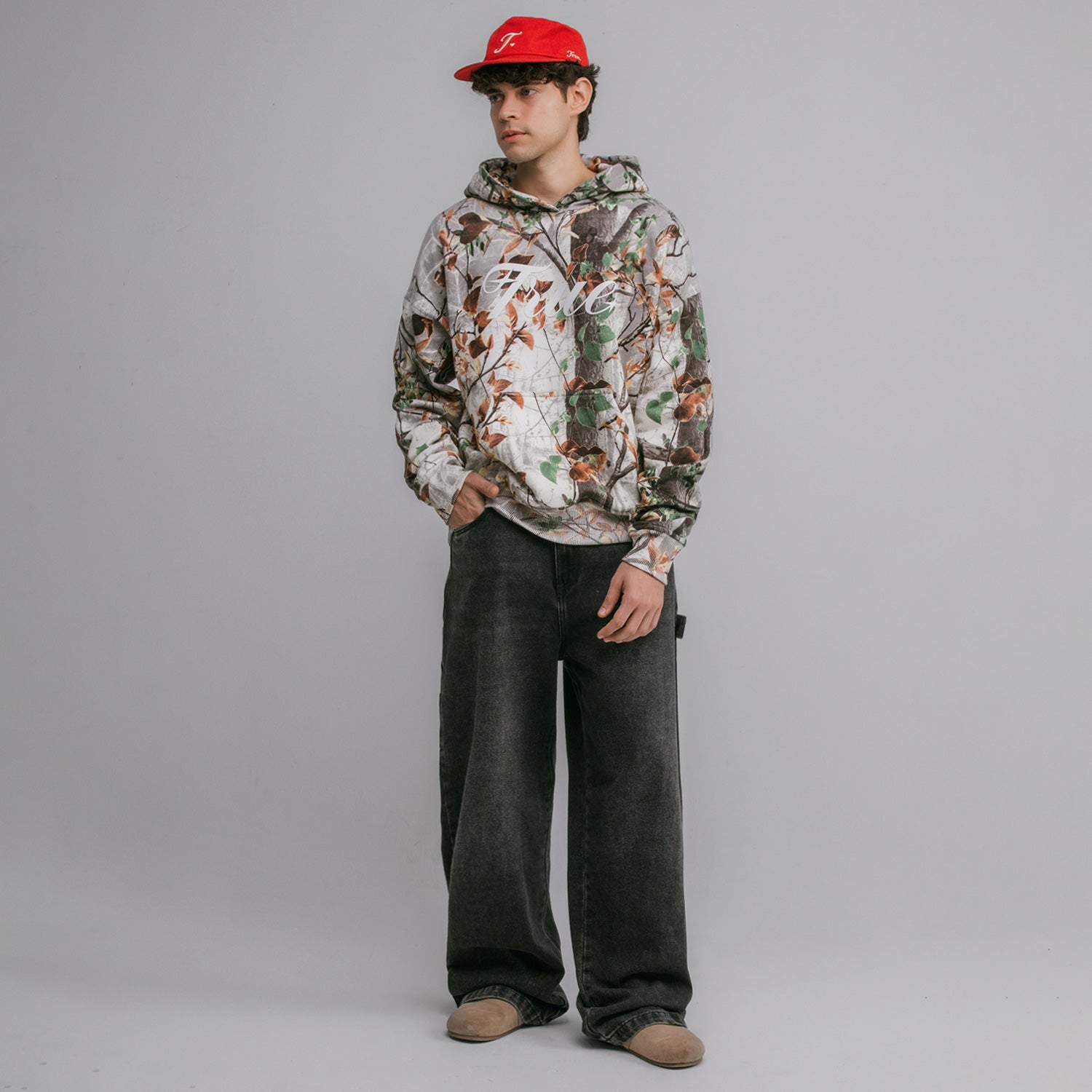 LEAF HOODIE - BROWN