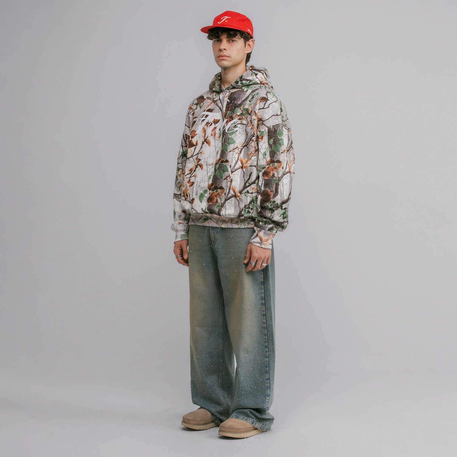 LEAF HOODIE - BROWN