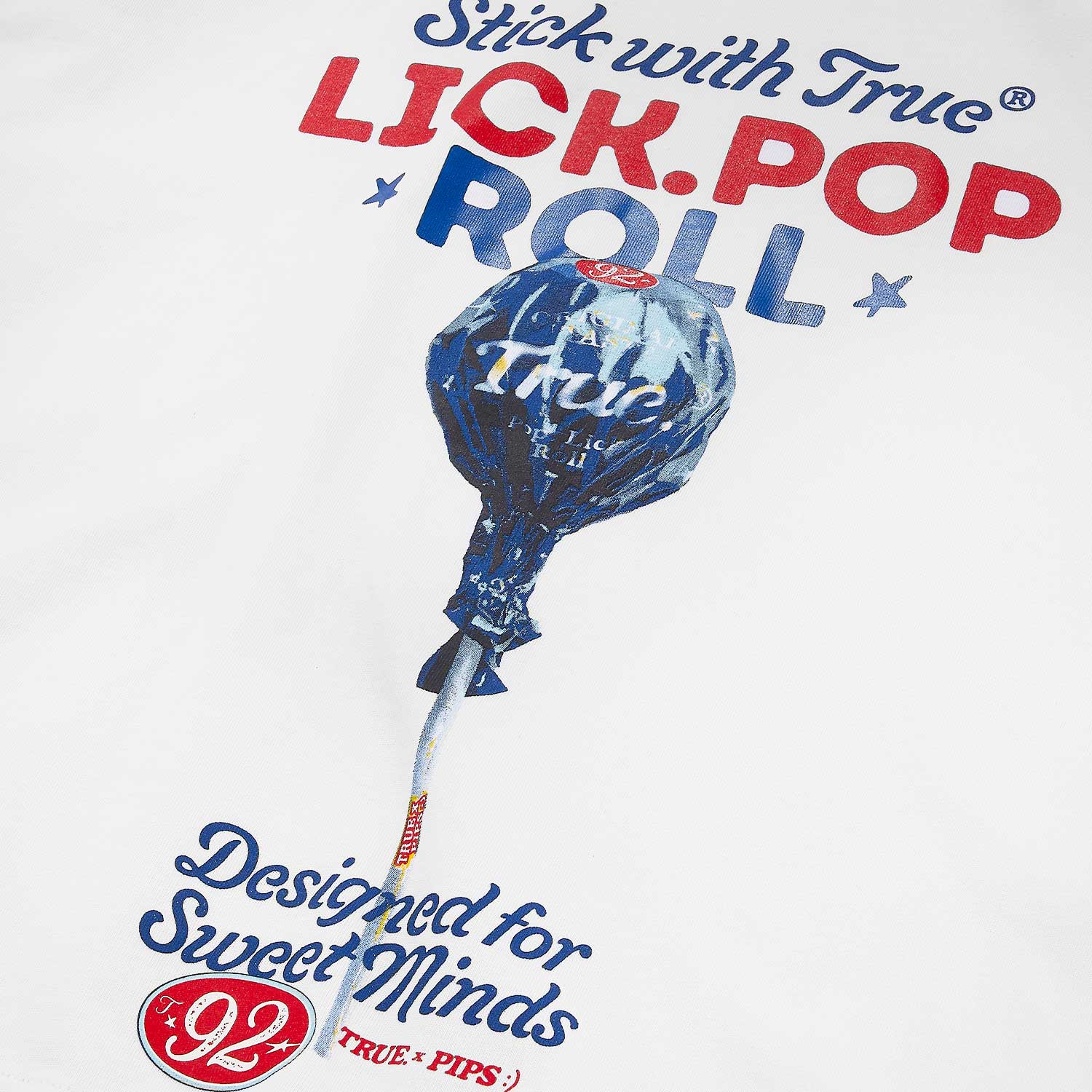 LOLLIPOP BOXY TEE - WHITE