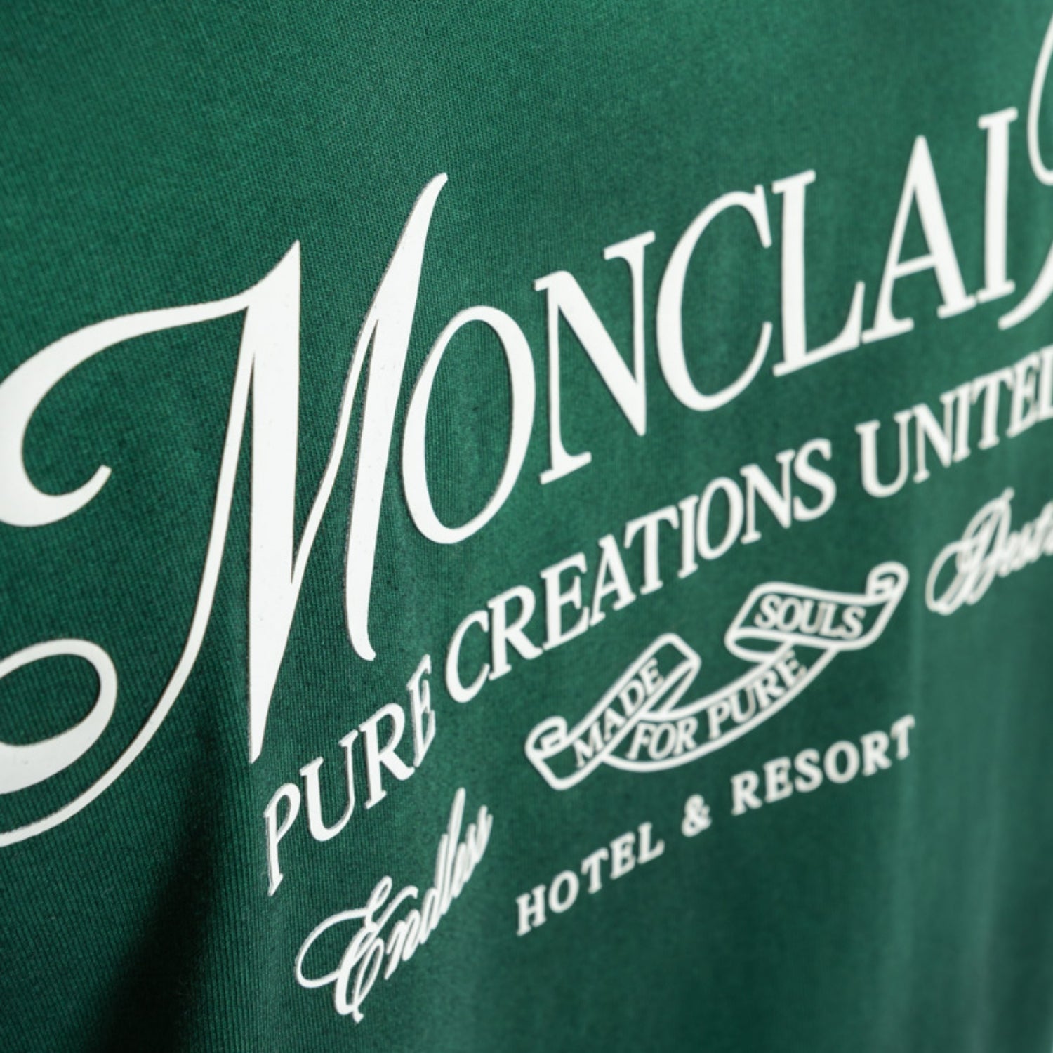 MONCLAIR GREEN T-SHIRT