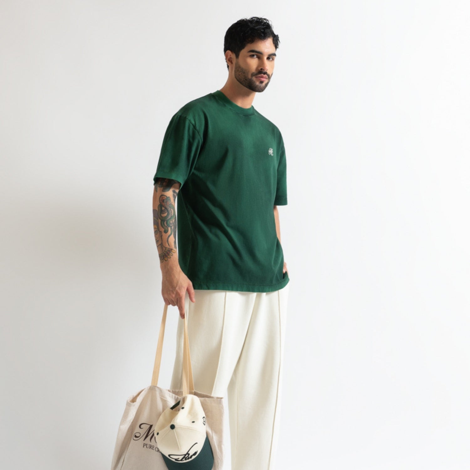 MONCLAIR GREEN T-SHIRT