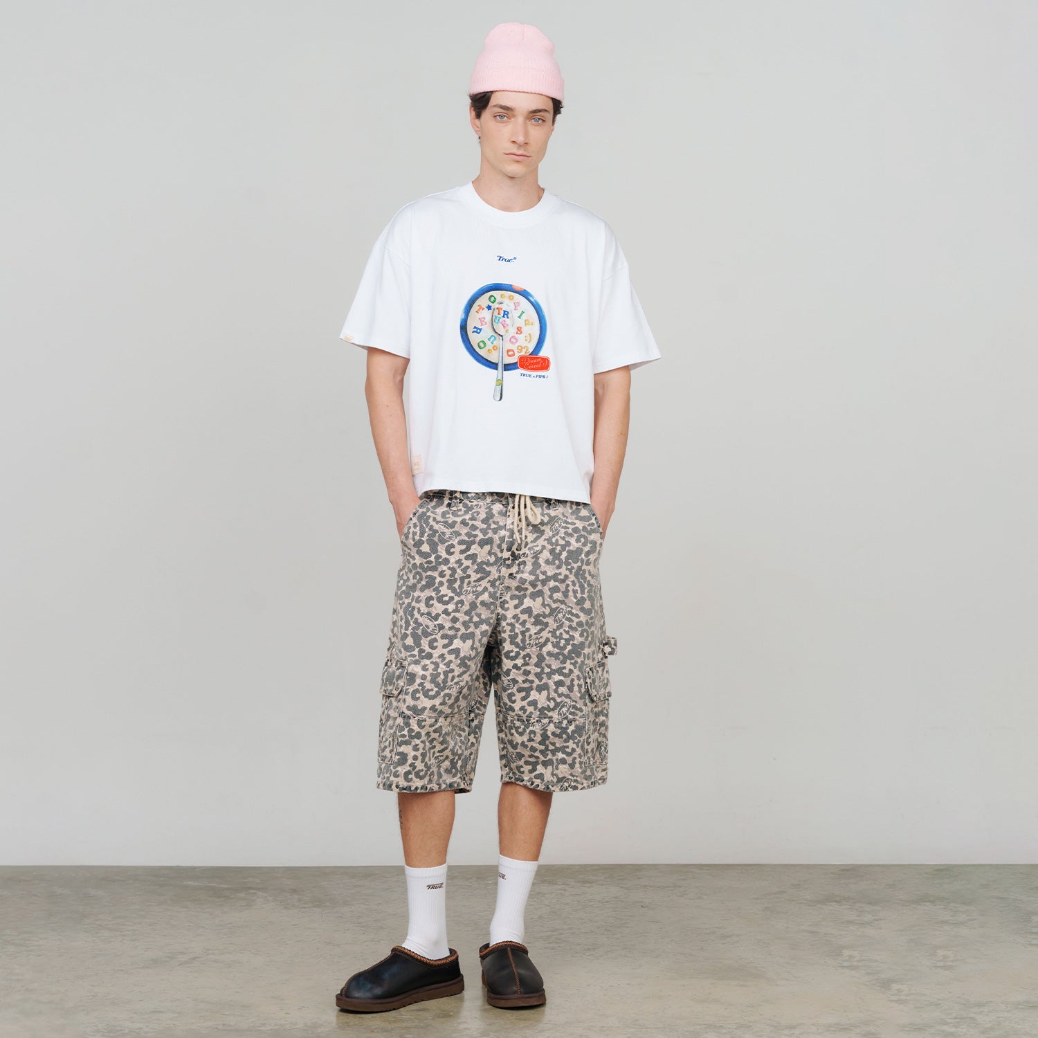 MY CEREAL BOXY TEE - WHITE