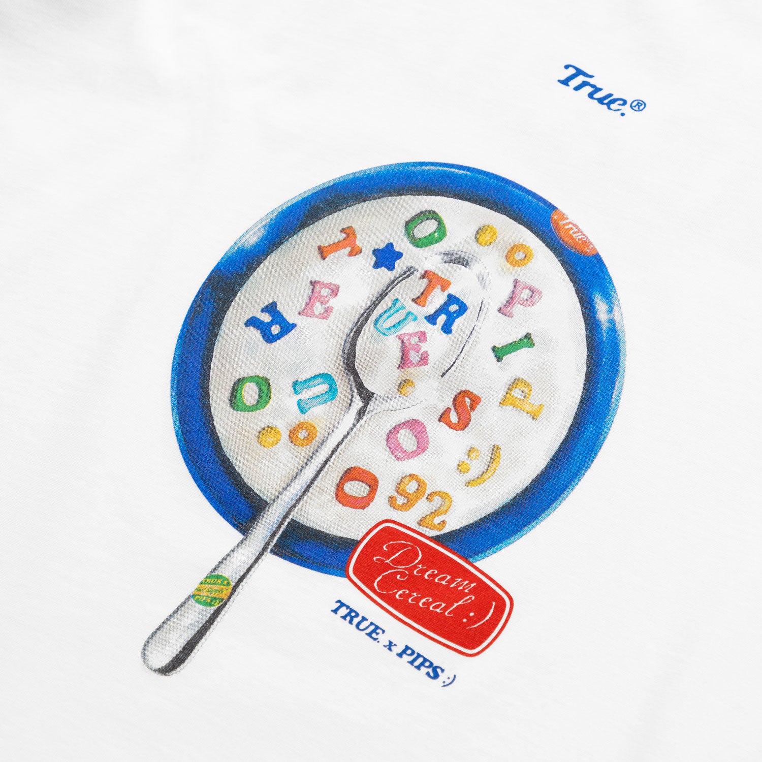 MY CEREAL BOXY TEE - WHITE