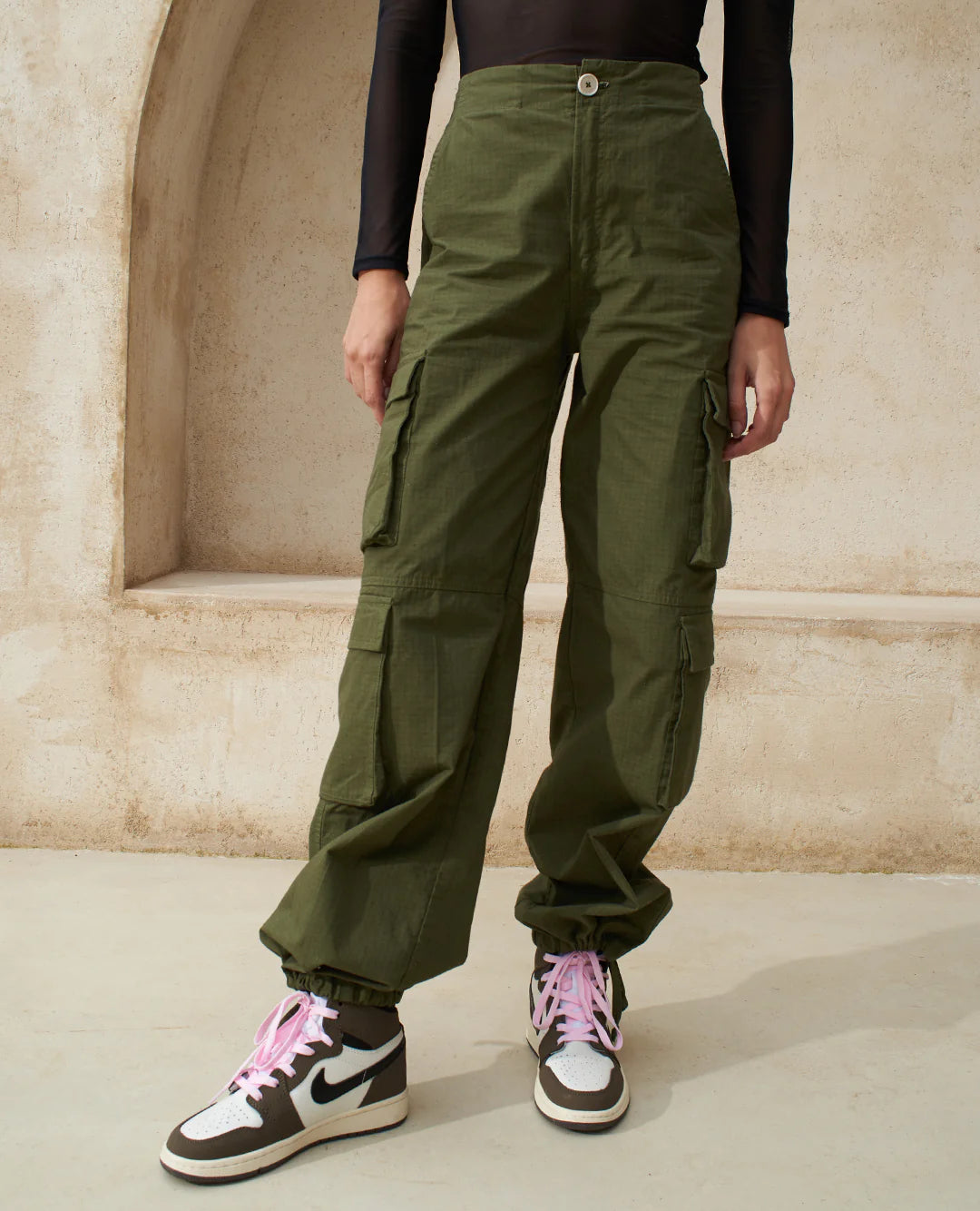 PARACHUTE PANTS VERDE