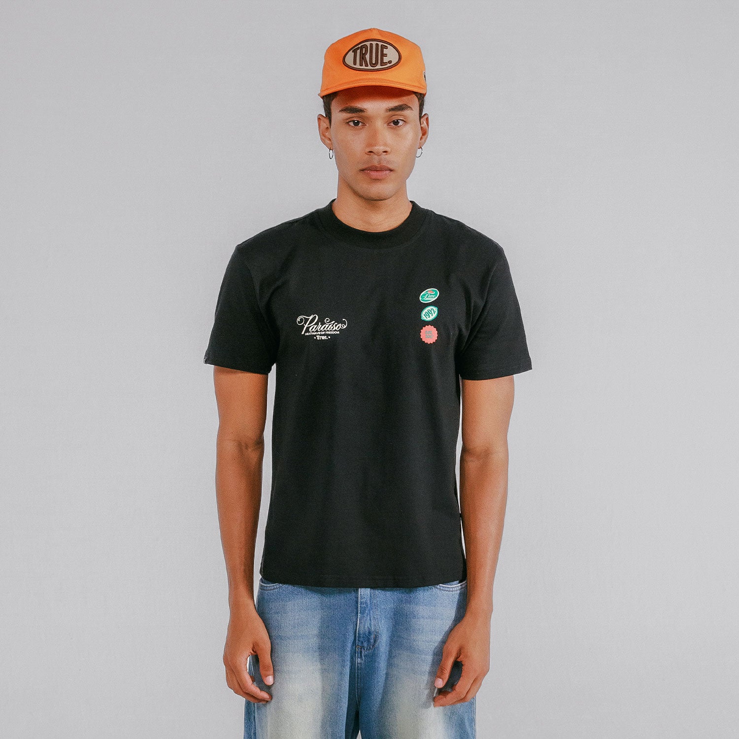 PARAÍSO REGULAR T-SHIRT - BLACK