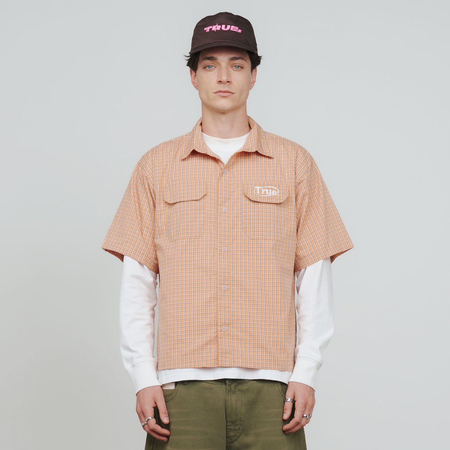 PRELUDE BUTTON-UP SHIRT - TERRACOTA