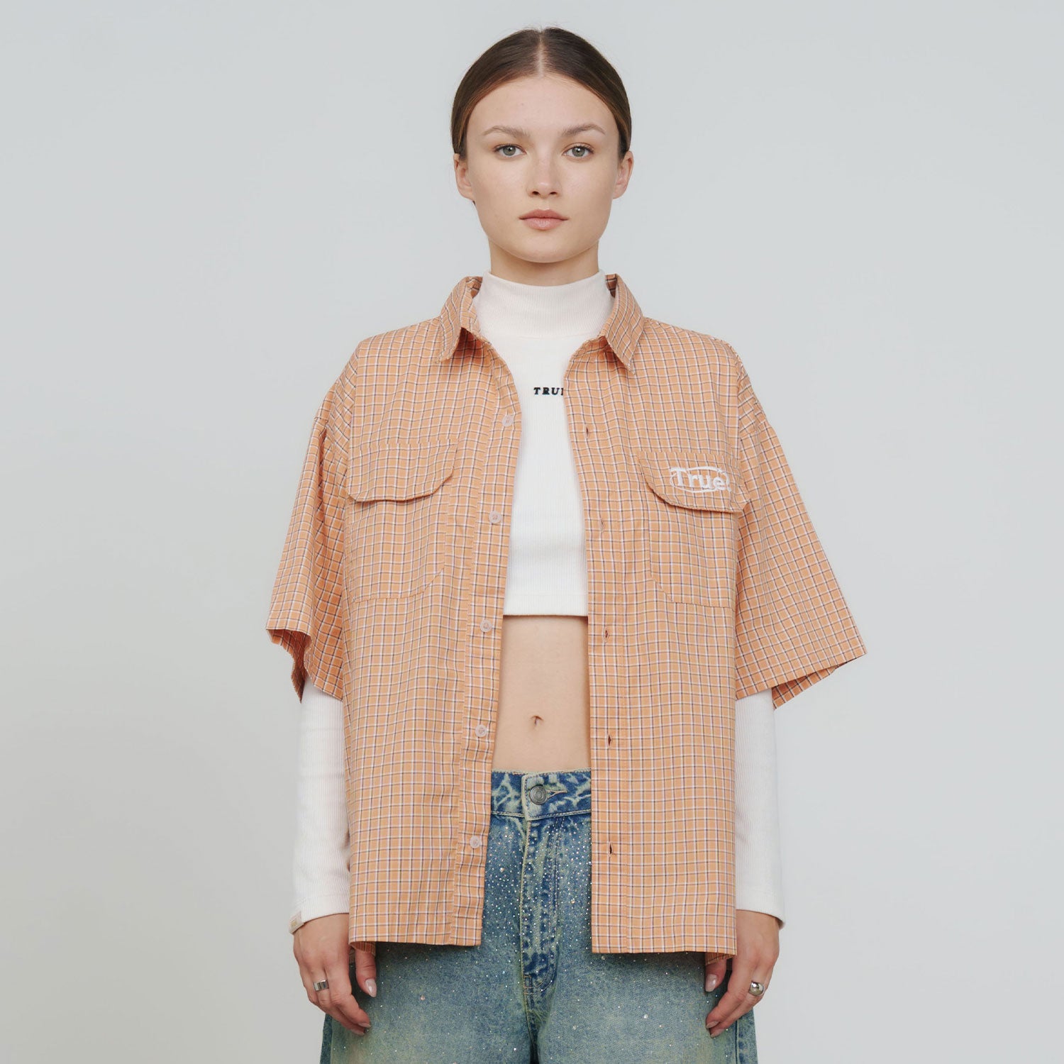 PRELUDE BUTTON-UP SHIRT - TERRACOTA