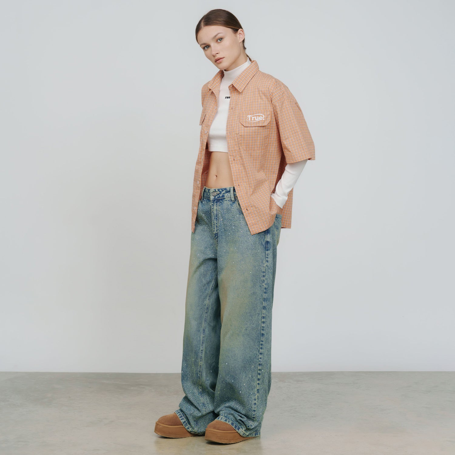 PRELUDE BUTTON-UP SHIRT - TERRACOTA