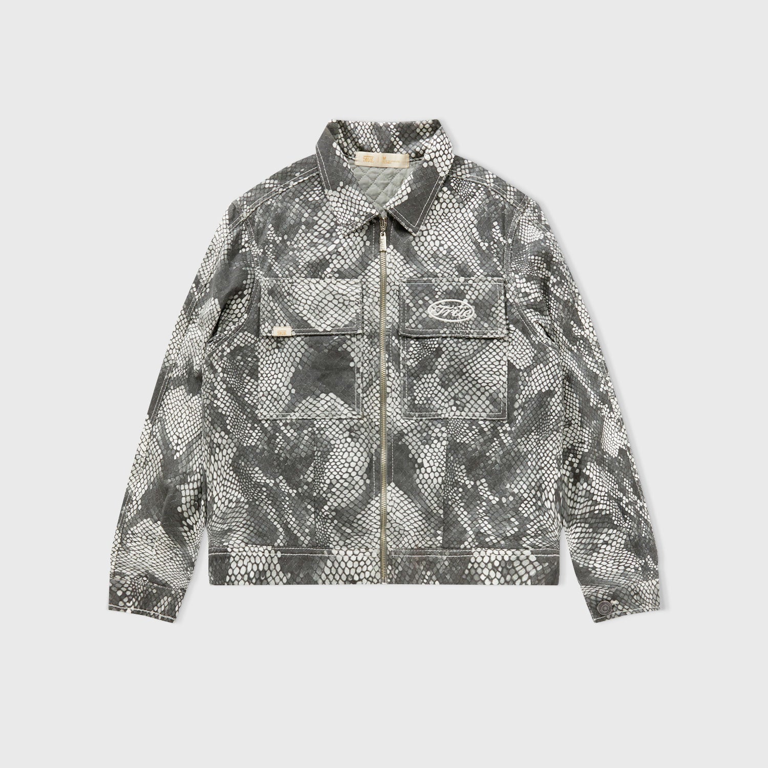 PYTHON DRILL LIGHT JACKET - GRAY