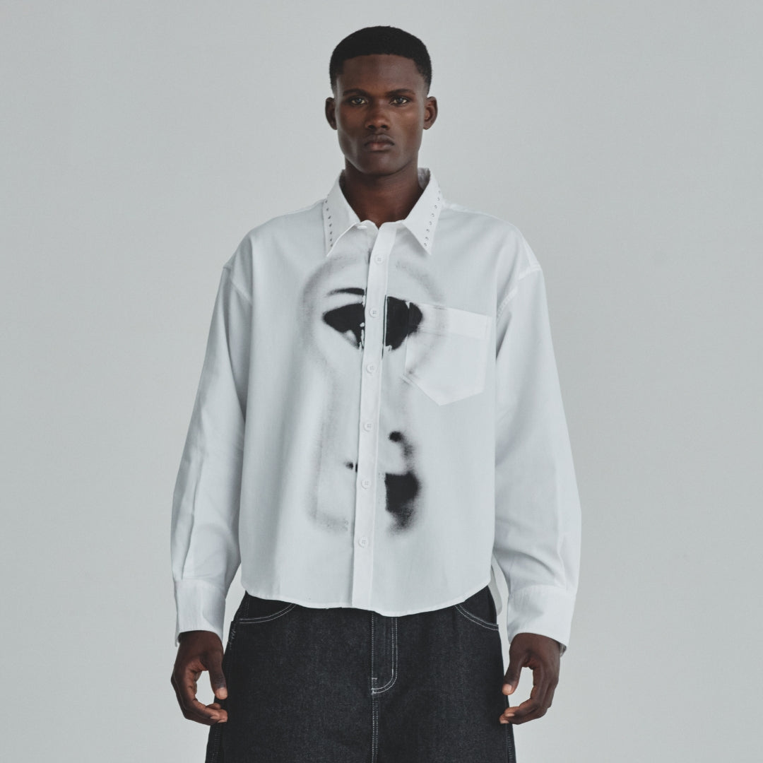 REVELATION STELLAR BOXY FIT LS SHIRT- BONE