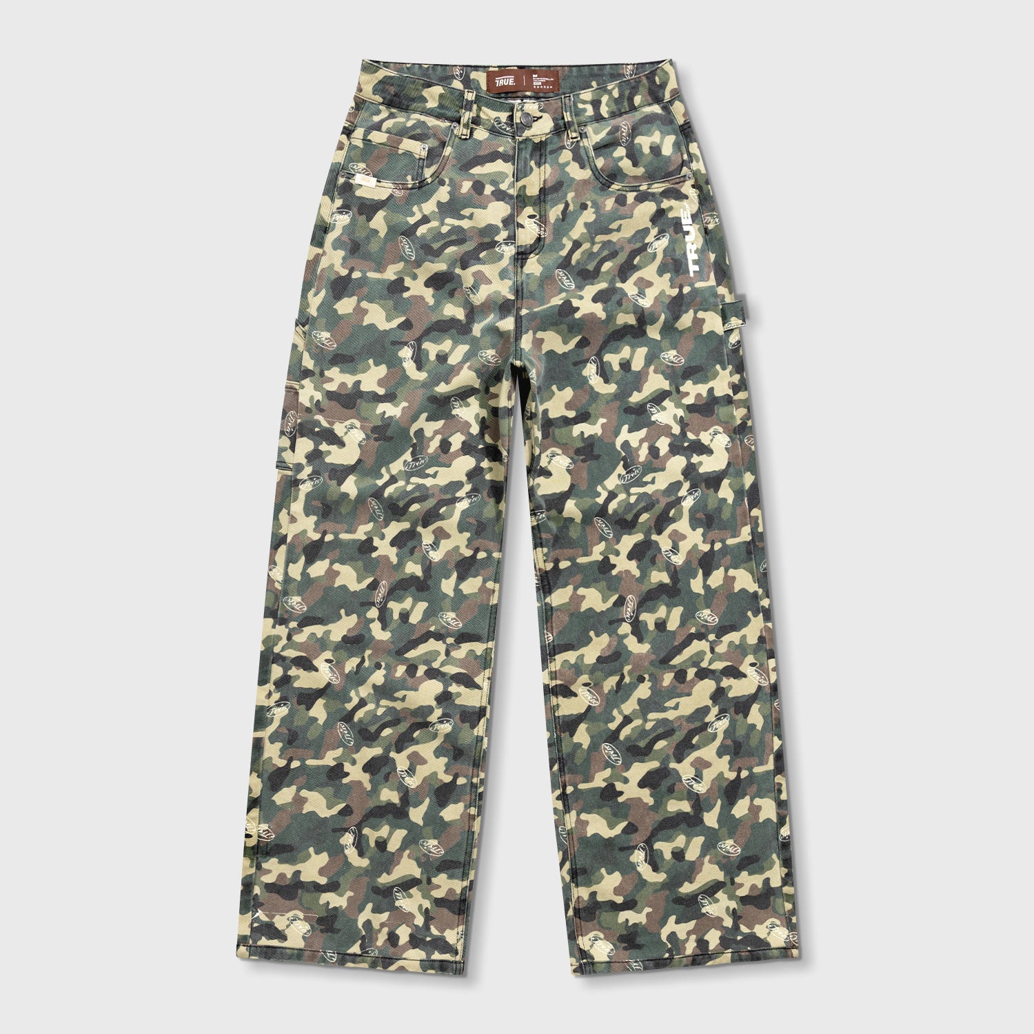 RACING CAMO CARPENTER PANTS - GREEN