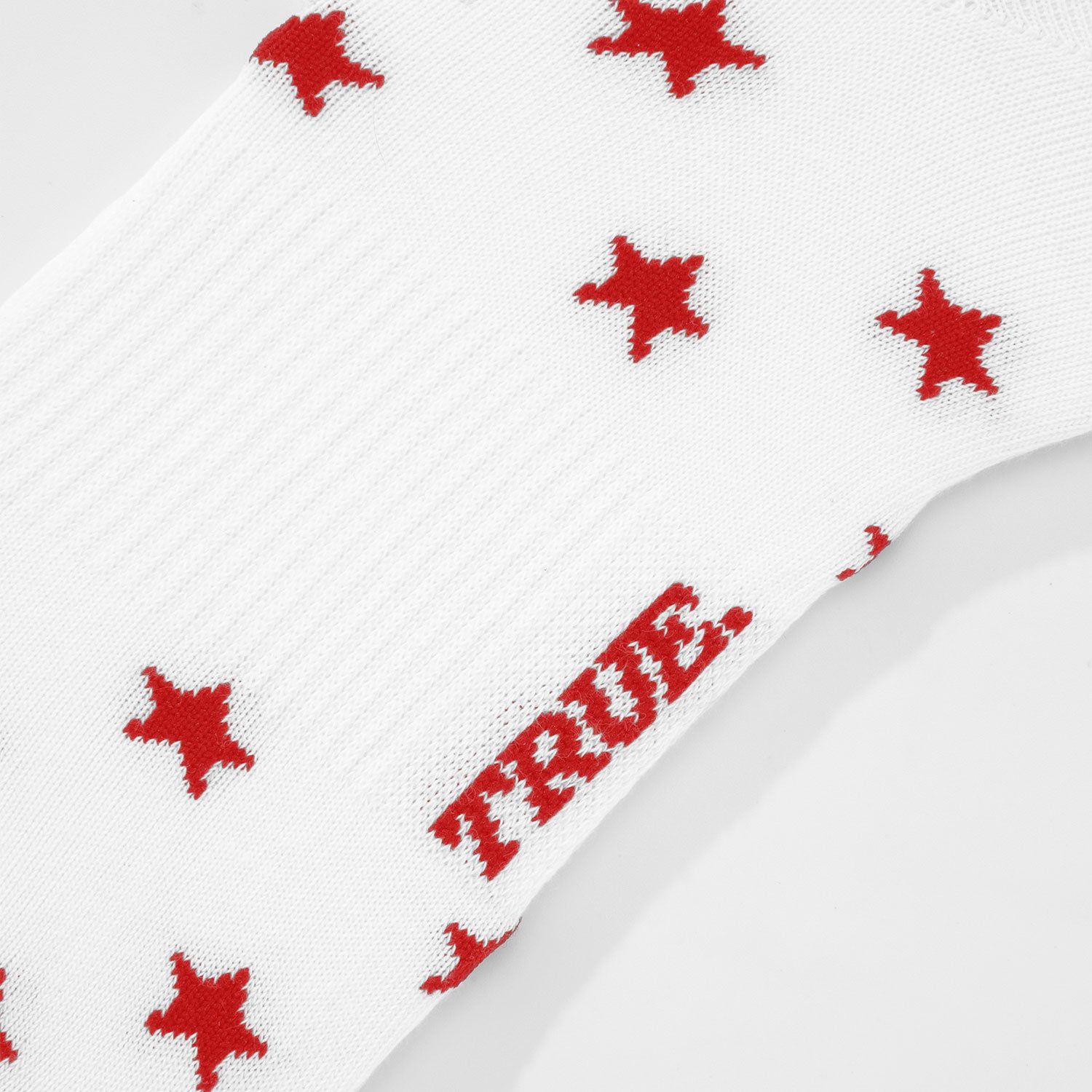 RED STAR SOCKS - WHITE