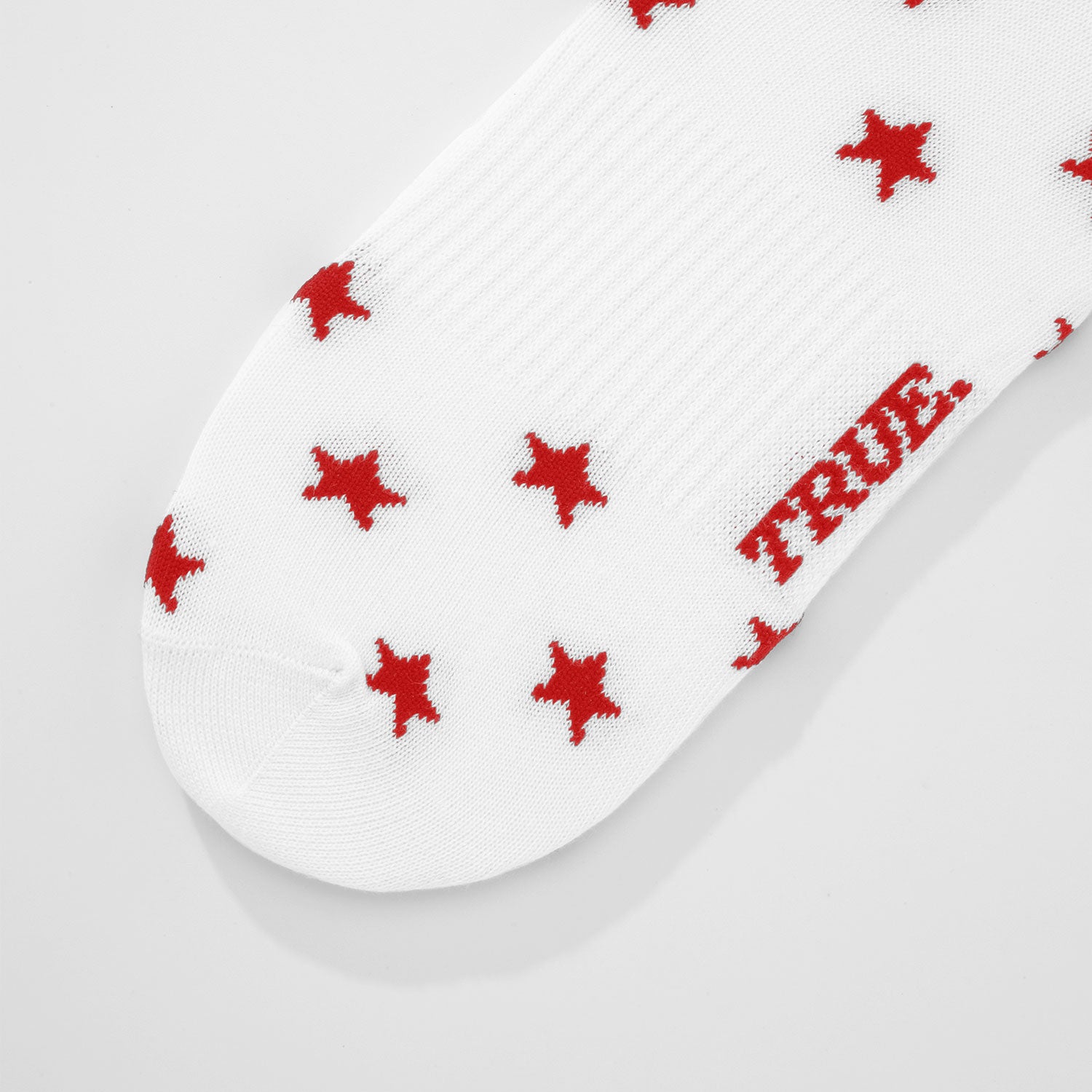 RED STAR SOCKS - WHITE