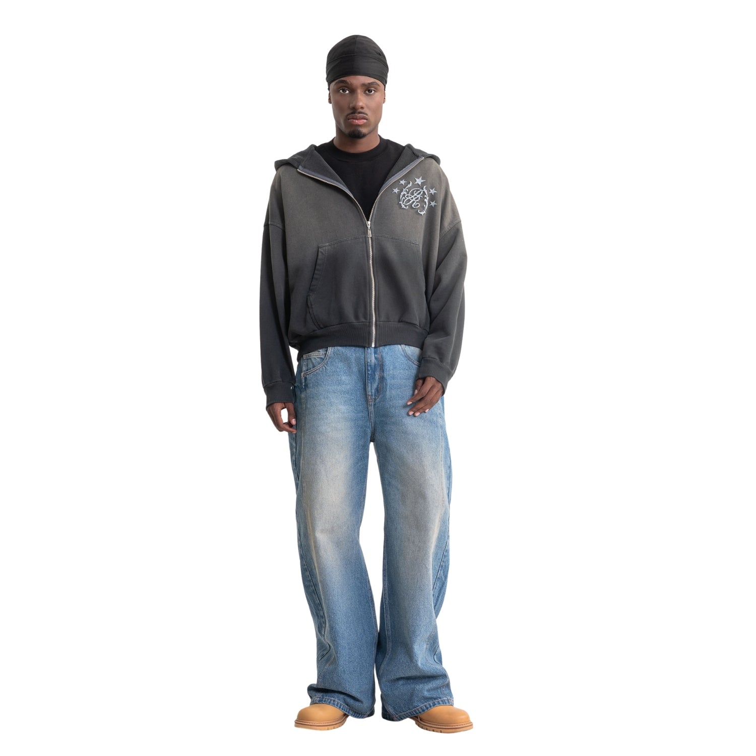 RUSTIC ZIPPER HOODIE