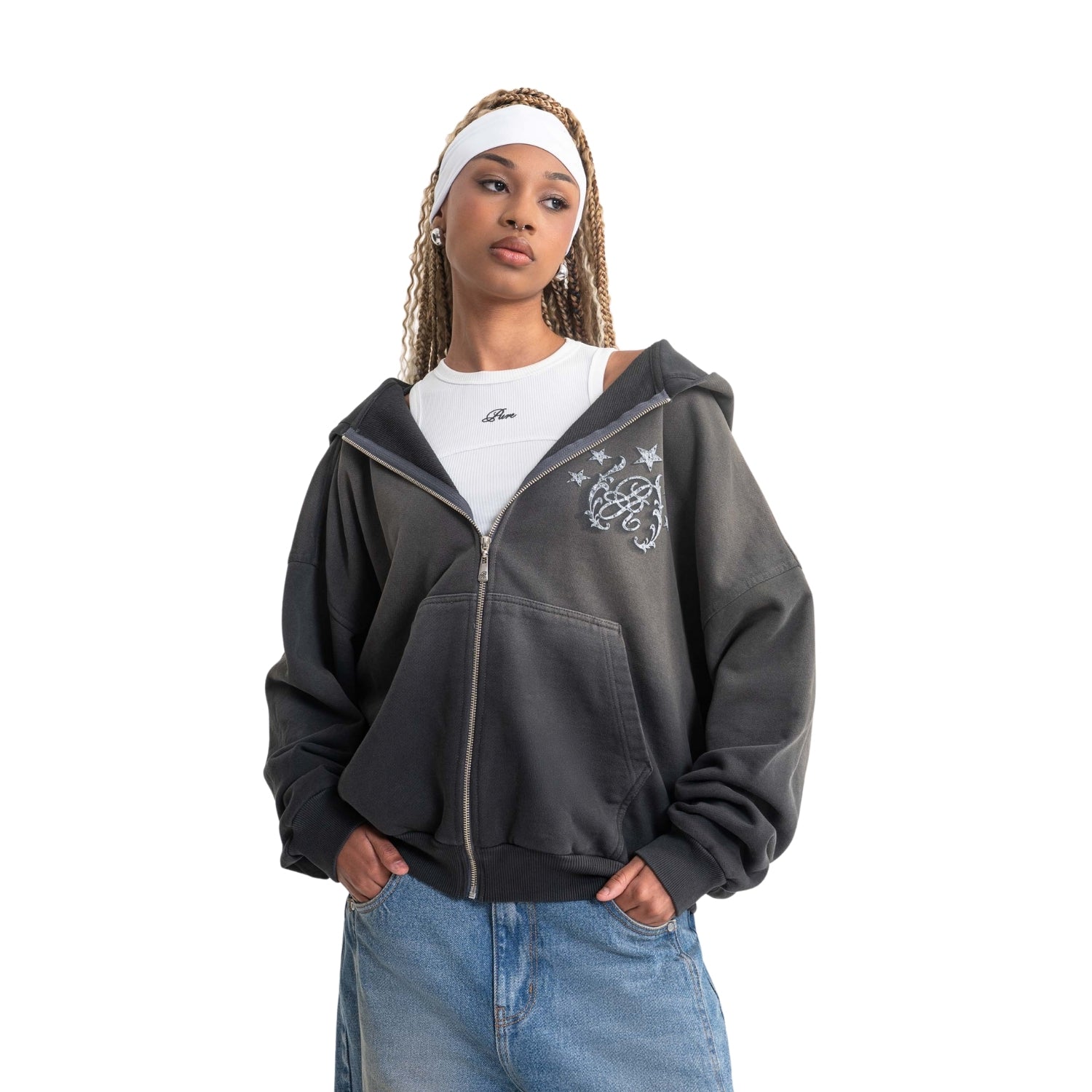 RUSTIC ZIPPER HOODIE