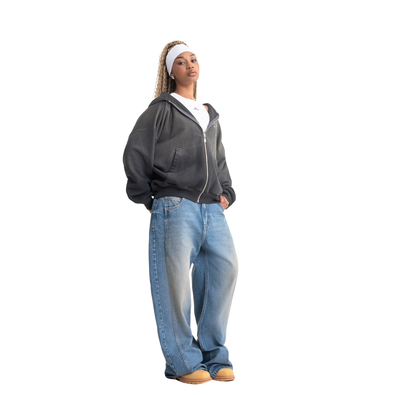 RUSTIC ZIPPER HOODIE