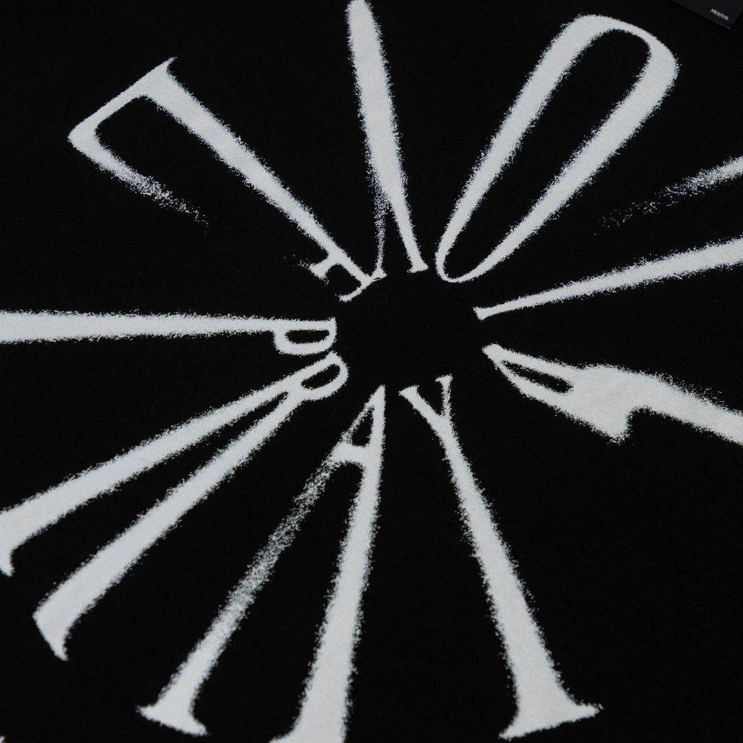 SPRING PRAY 4 LOVE BOXY FIT TSHIRT - BLACK