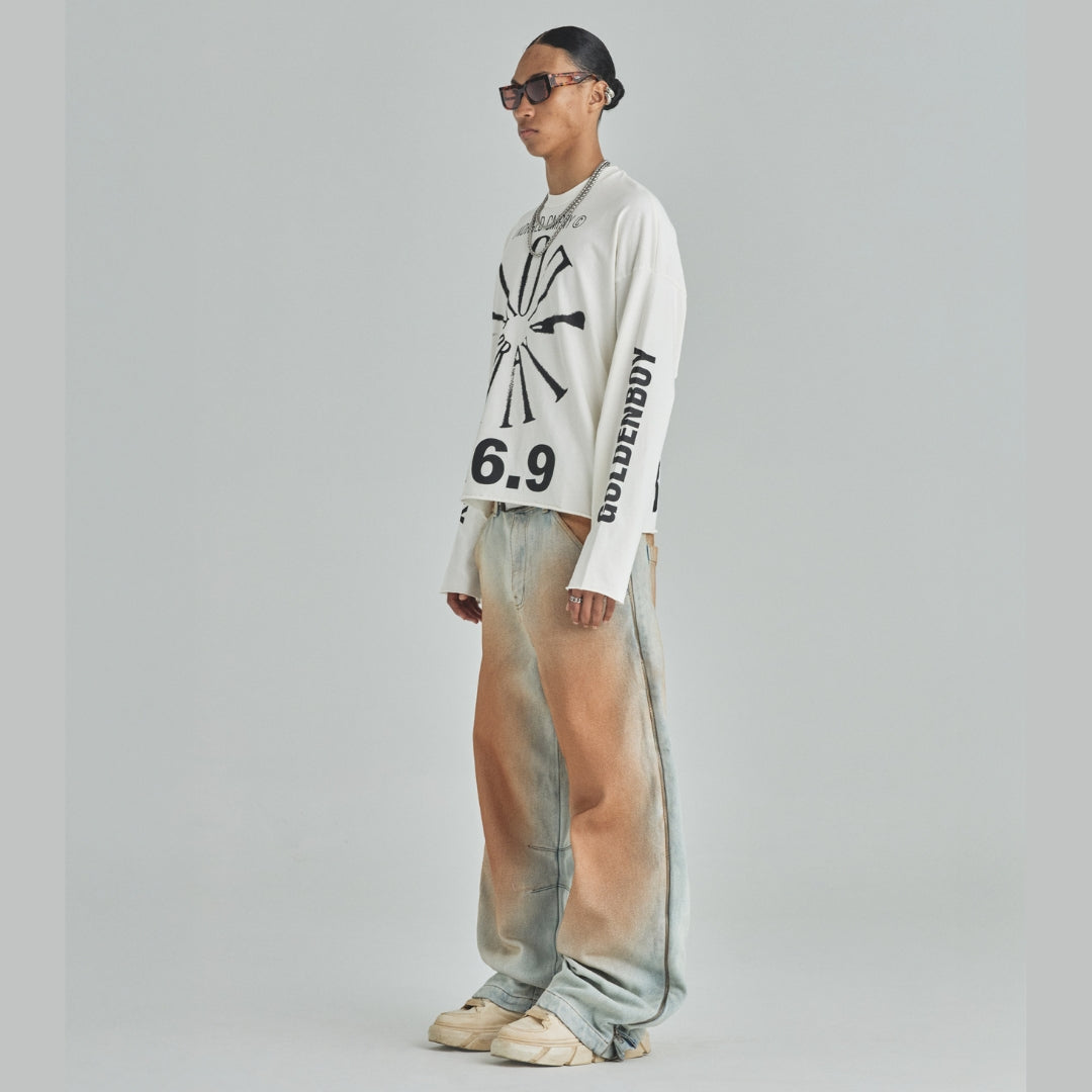 SPRING PRAY 4 LOVE LONG SLEEVE TSHIRT - WHITE