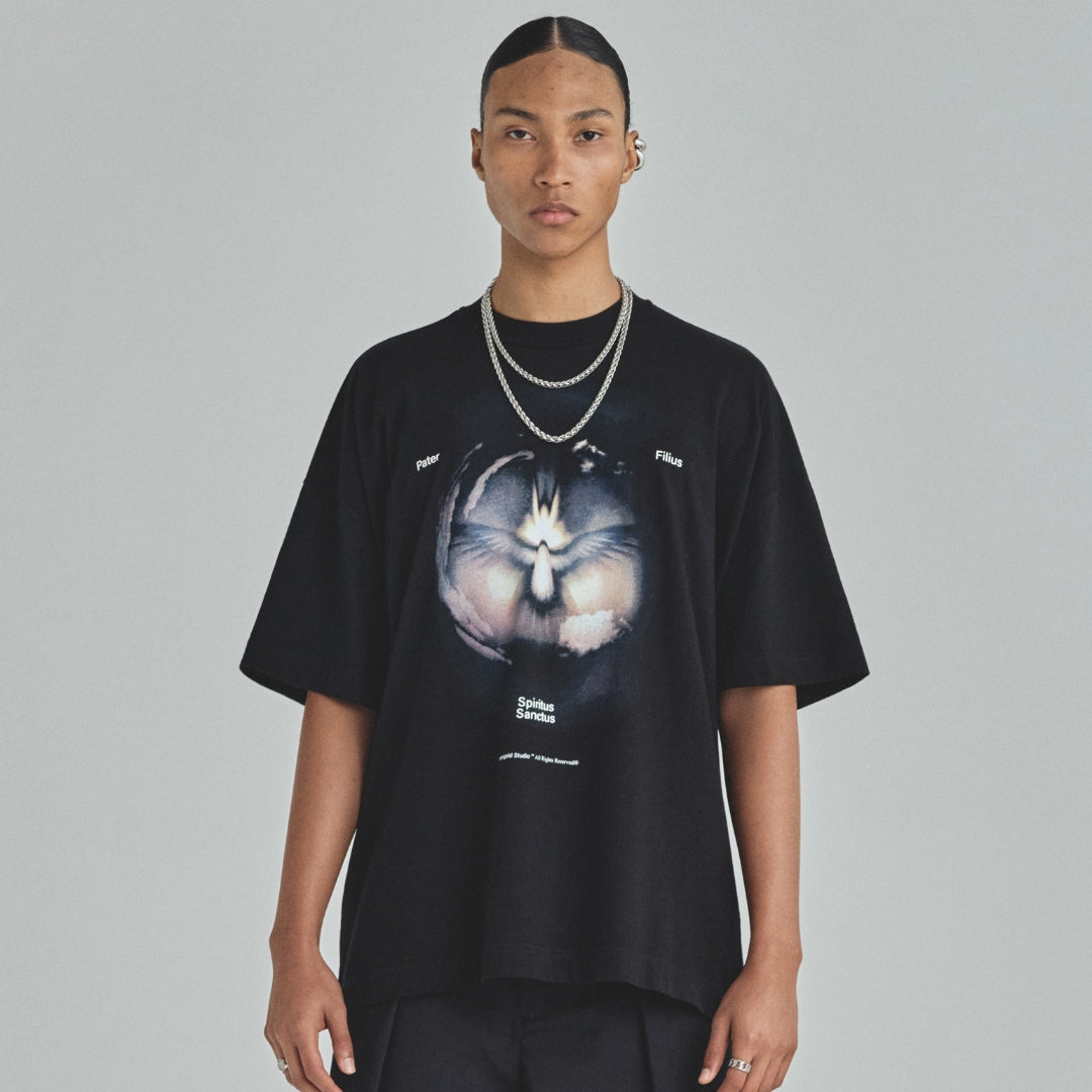 SPRING SPIRITUS SANCTUS TSHIRT - BLACK