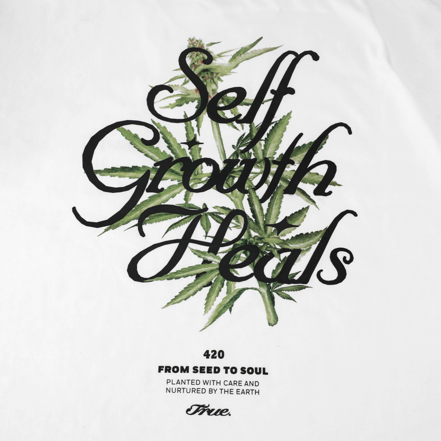 SELF GROWTH OVERSIZED T-SHIRT - CREAM