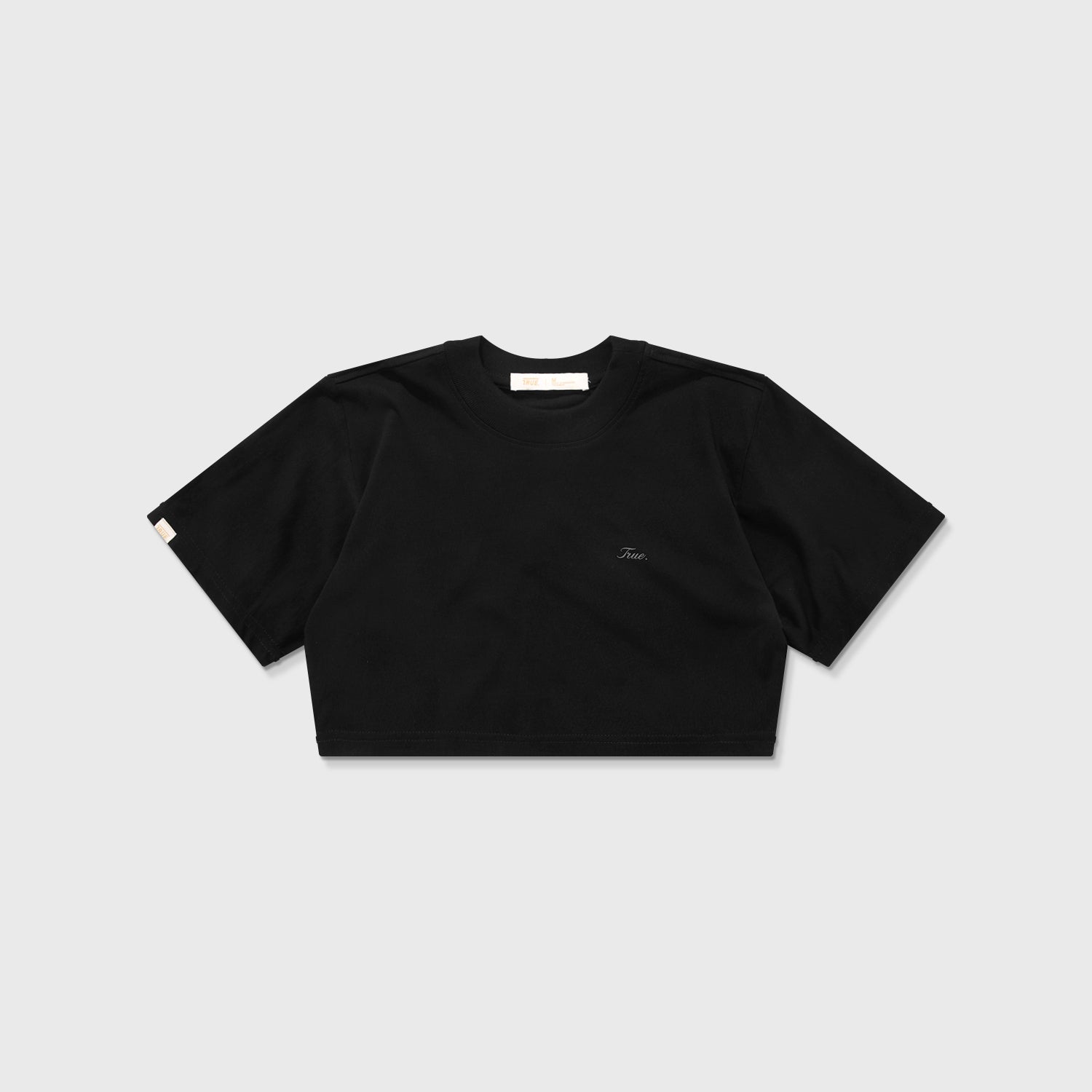 SIGNATURE CROP TOP - BLACK